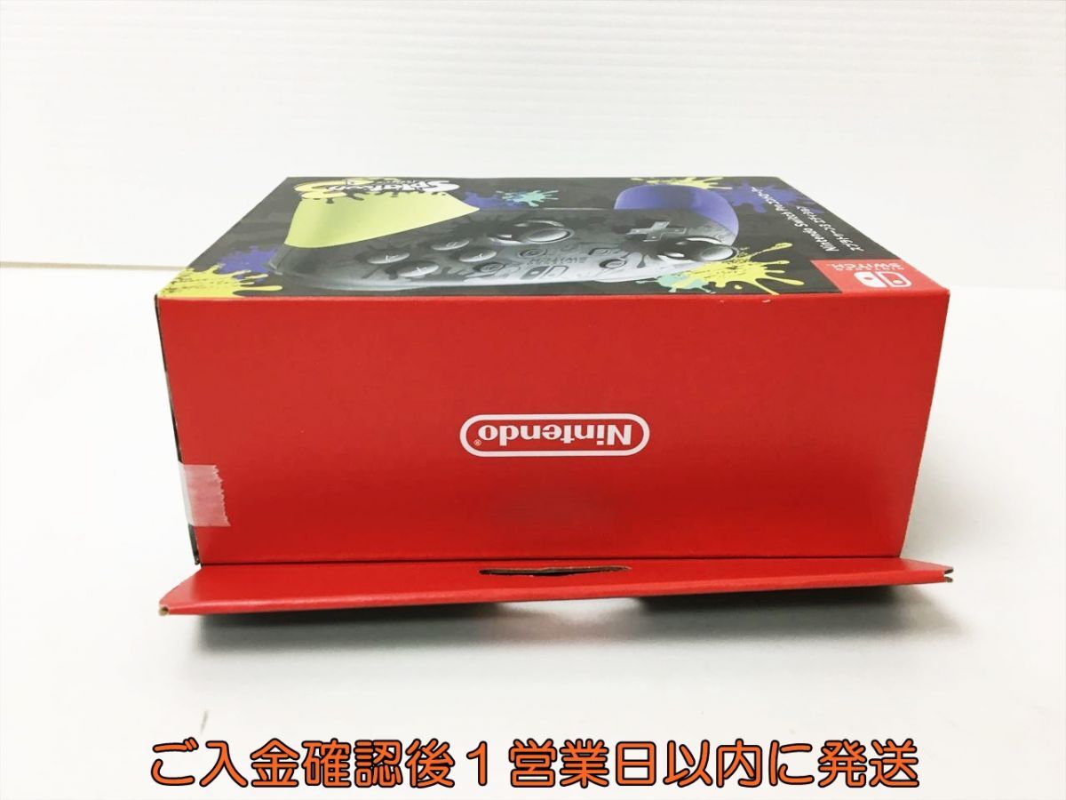 未使用品 任天堂 純正 Nintendo Switch Proコントローラー スプラトゥーン3 エディション ニンテンドースイッチ H01-724rm/F3_画像2
