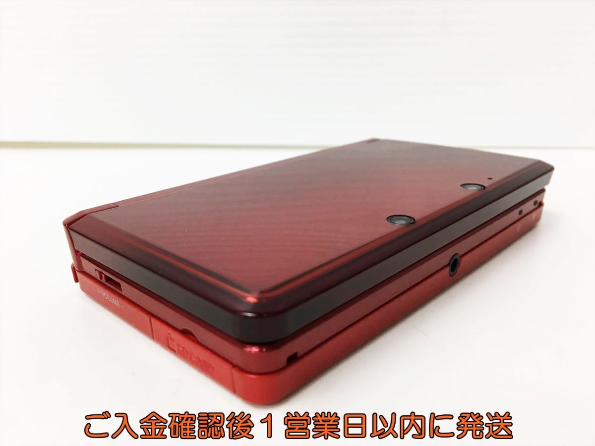 【1円】ニンテンドー3DS 本体 セット フレアレッド 任天堂 CTR-001 動作確認済 画面ヤケ H01-738rm/G4_画像4