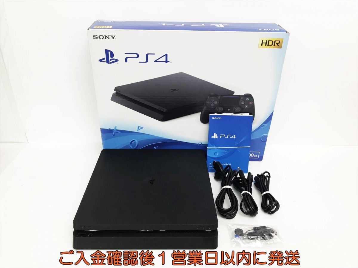 【1円】PS4 本体 セット 500GB ブラック SONY PlayStation CUH-2200A 初期化/動作確認済 プレステ4 K01-423os/G4_画像1