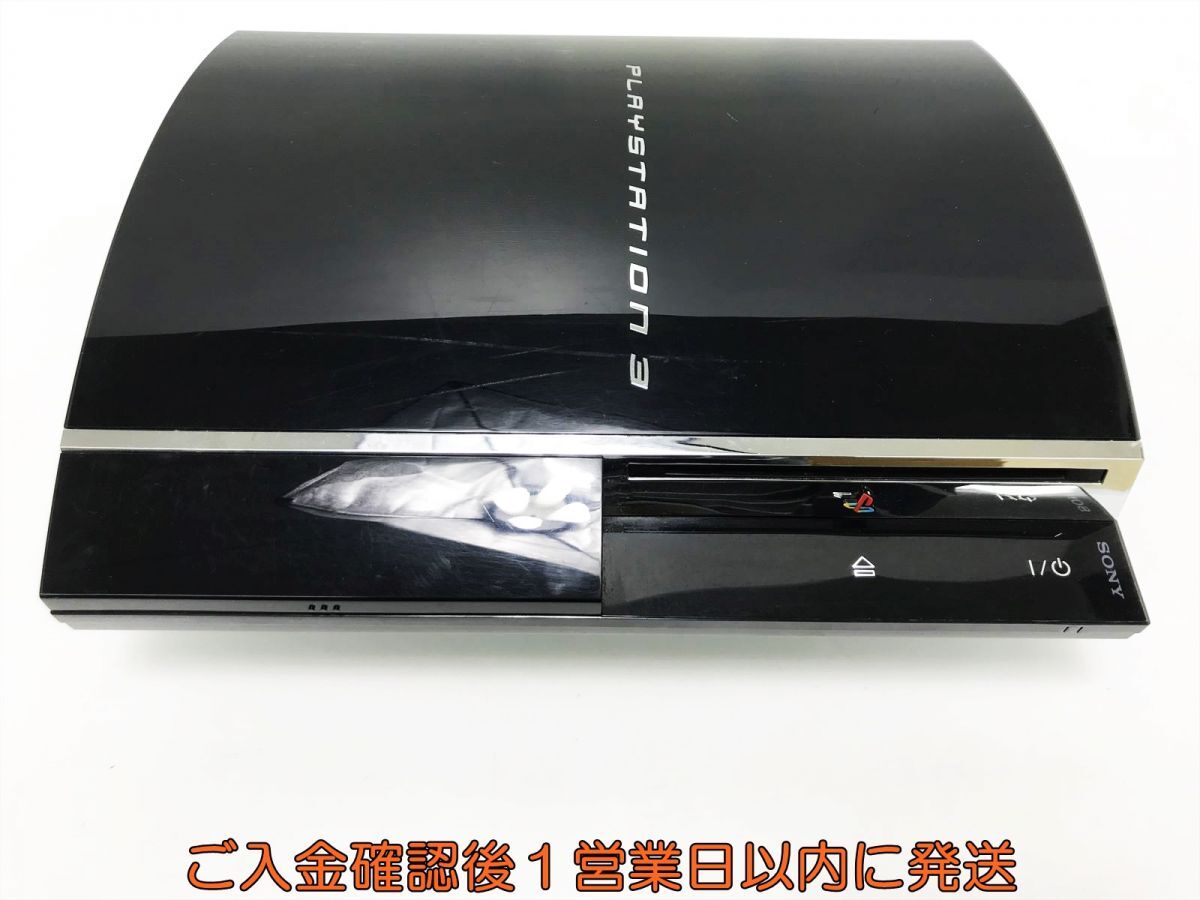 【1円】PS3 本体 セット 60GB ブラック SONY PlayStation3 CECHA00 初期化/動作確認済 プレステ3 H06-016tm/G4_画像3