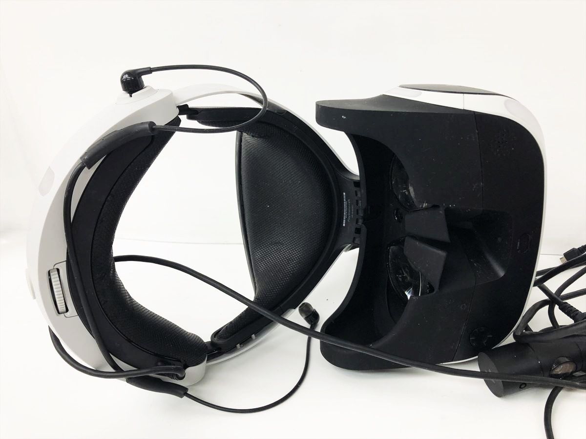 【1円】SONY PlayStation VR 本体 ヘッドセット カメラ同梱版 PS4 PSVR CUH-ZVR2 未検品ジャンク DC04-055jy/G4の画像4
