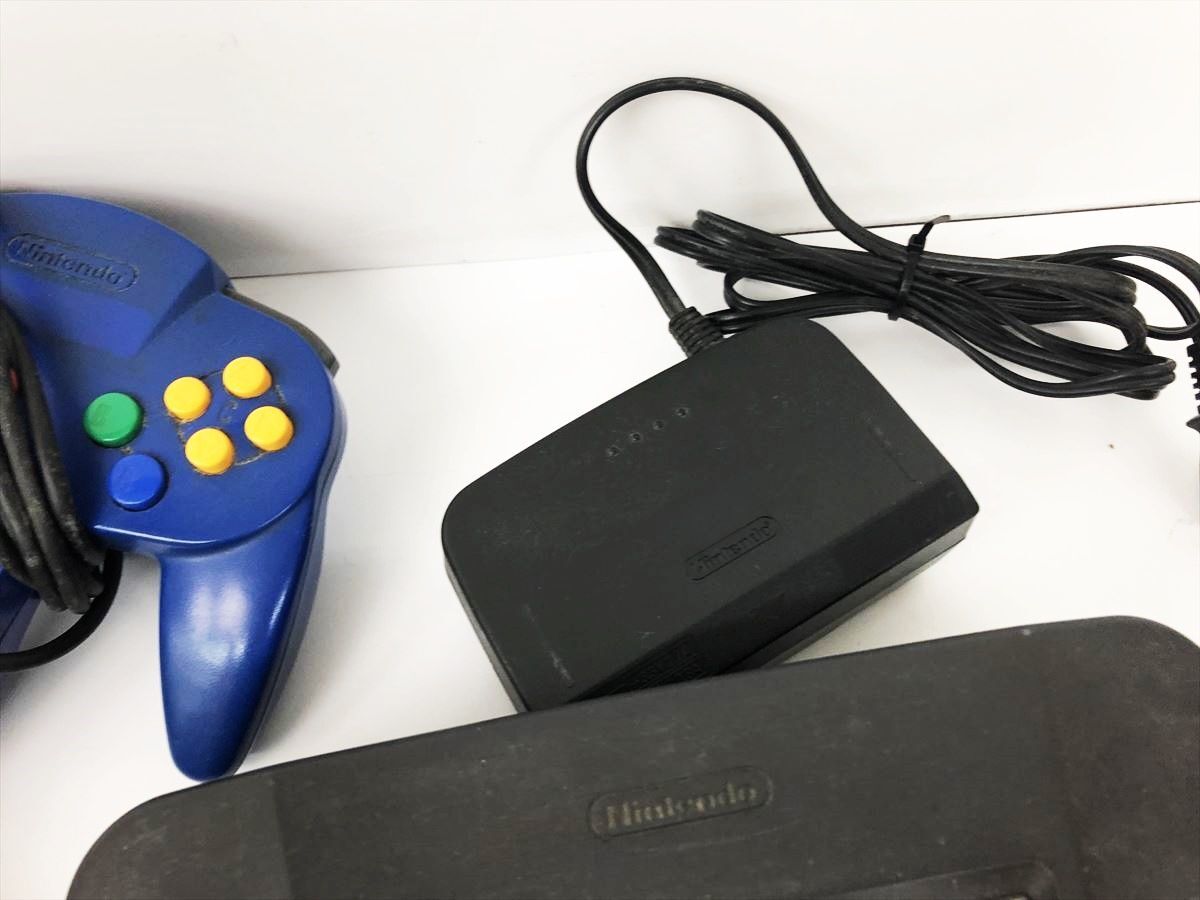 【1円】任天堂 ニンテンドーロクヨン 本体 コントローラー まとめ売り セット 未検品ジャンク N64 DC04-066jy/G4の画像5