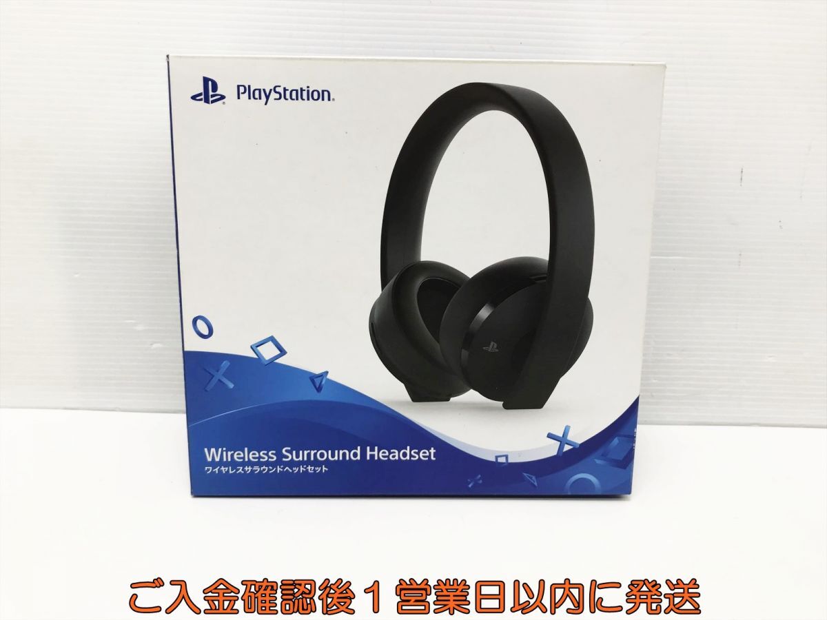 【1円】PS4 純正 ワイヤレスサラウンドヘッドセット SONY PlayStation4 CUHJ-15007 未検品ジャンク K06-005tm/G4の画像1