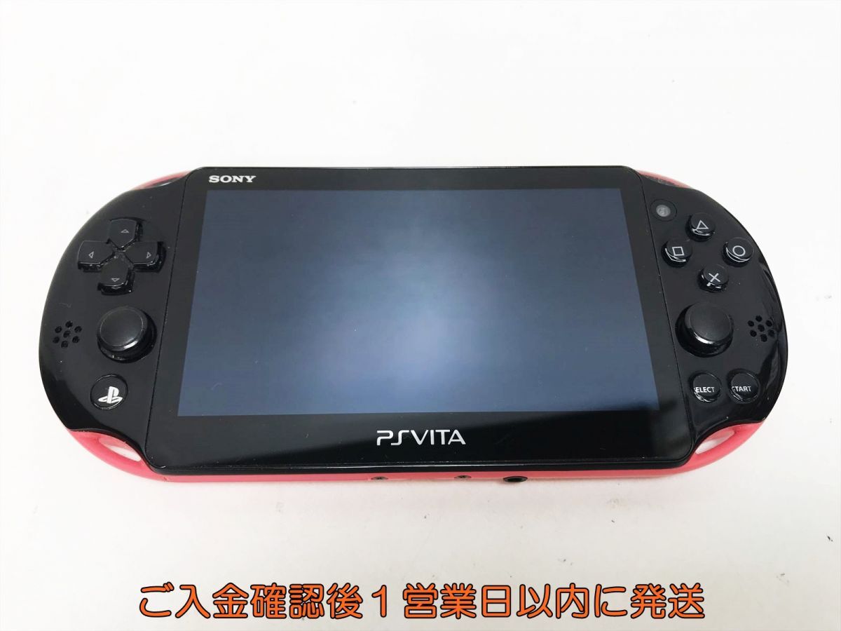 【1円】PSVITA 本体 ブラック/ピンク SONY PlayStation VITA PCH-2000 初期化/動作確認済 K02-082yk/F3_画像1