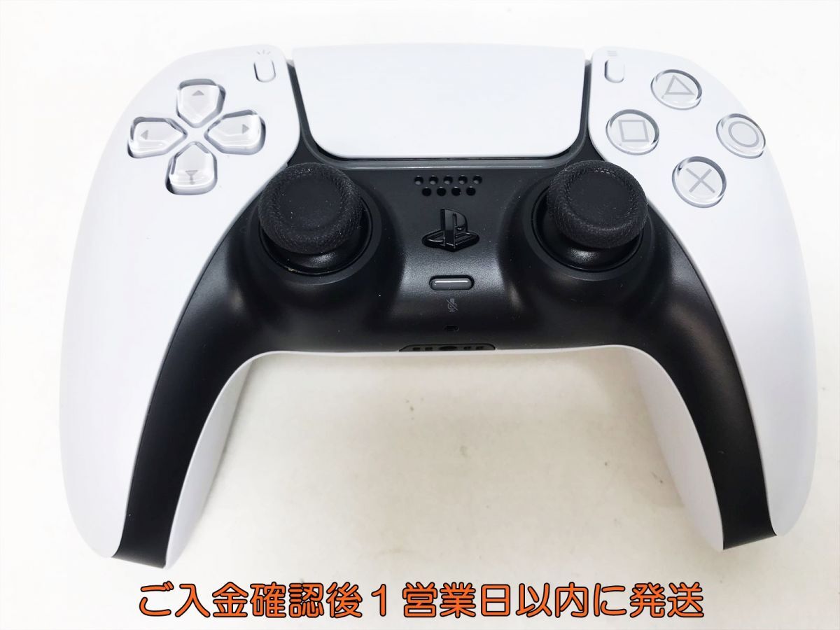 【1円】PS5 純正 ワイヤレスコントローラー DualSense ホワイト 動作確認済 SONY PlayStation5 J02-177yk/F3の画像3