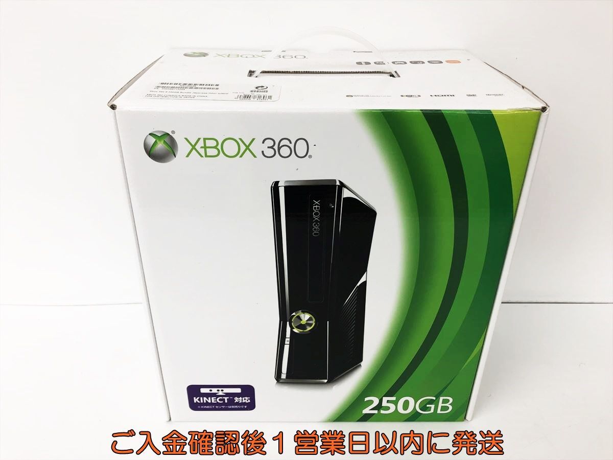 【1円】Microsoft XBOX 360 本体 セット 250GB ブラック 未検品ジャンク ゲーム機 DC11-011jy/G4の画像1