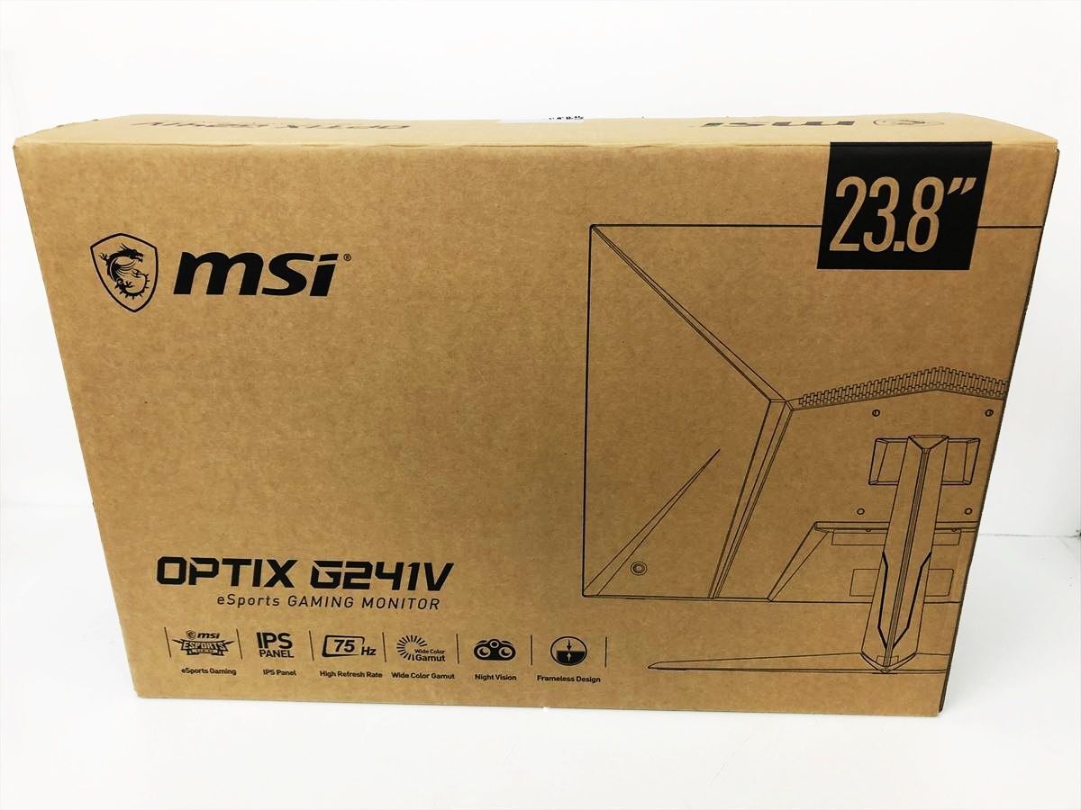 msi 23.8型FHDワイド液晶ディスプレイ OPTIX G241V eスポーツゲーミングモニター 動作確認済 EC61-025jy/G4の画像5