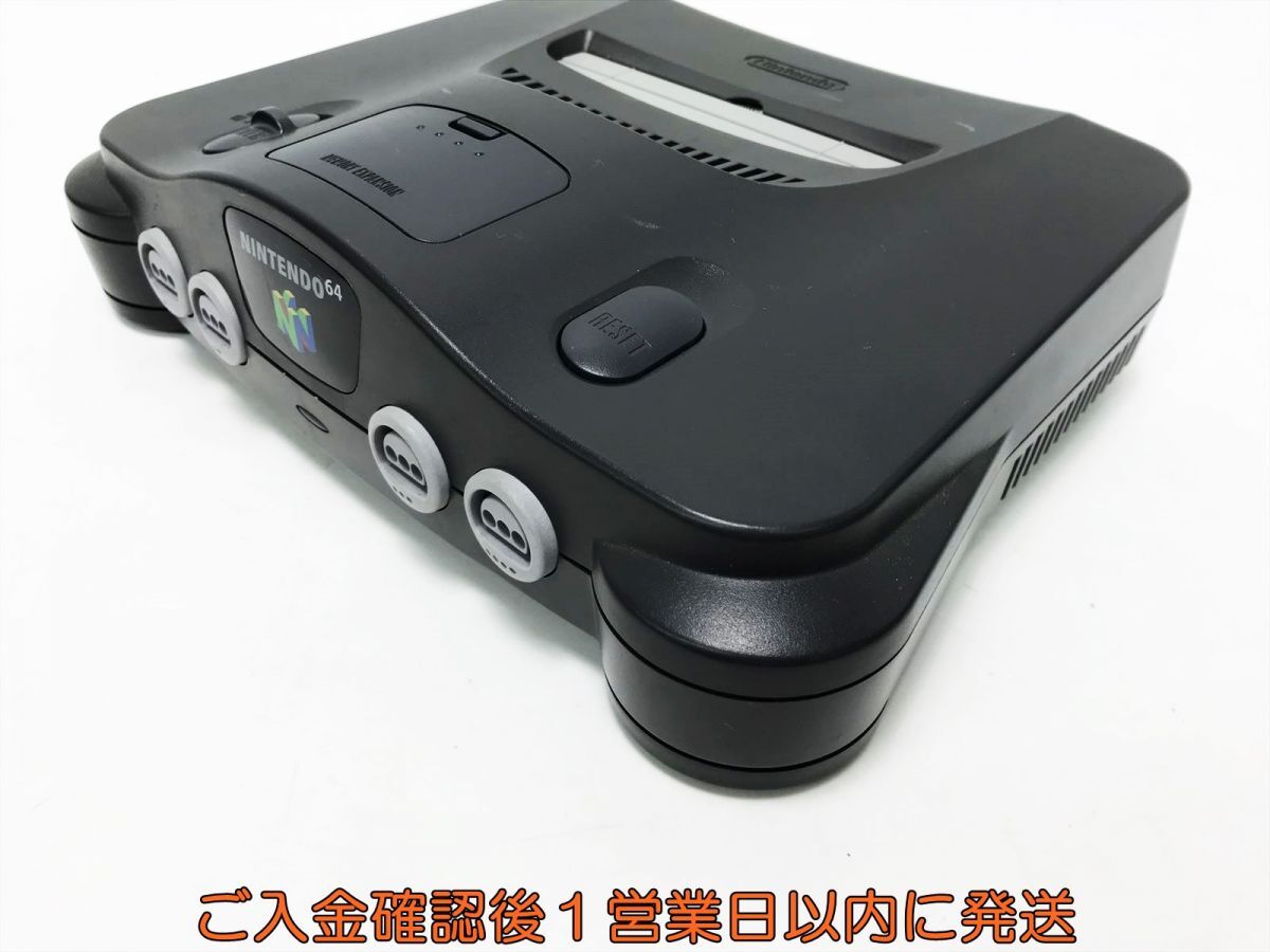 【1円】任天堂 ニンテンドウ64 ニンテンドー64 N64 NUS-001 ゲーム機本体 ブラック 未検品ジャンク F09-867tm/G4_画像3