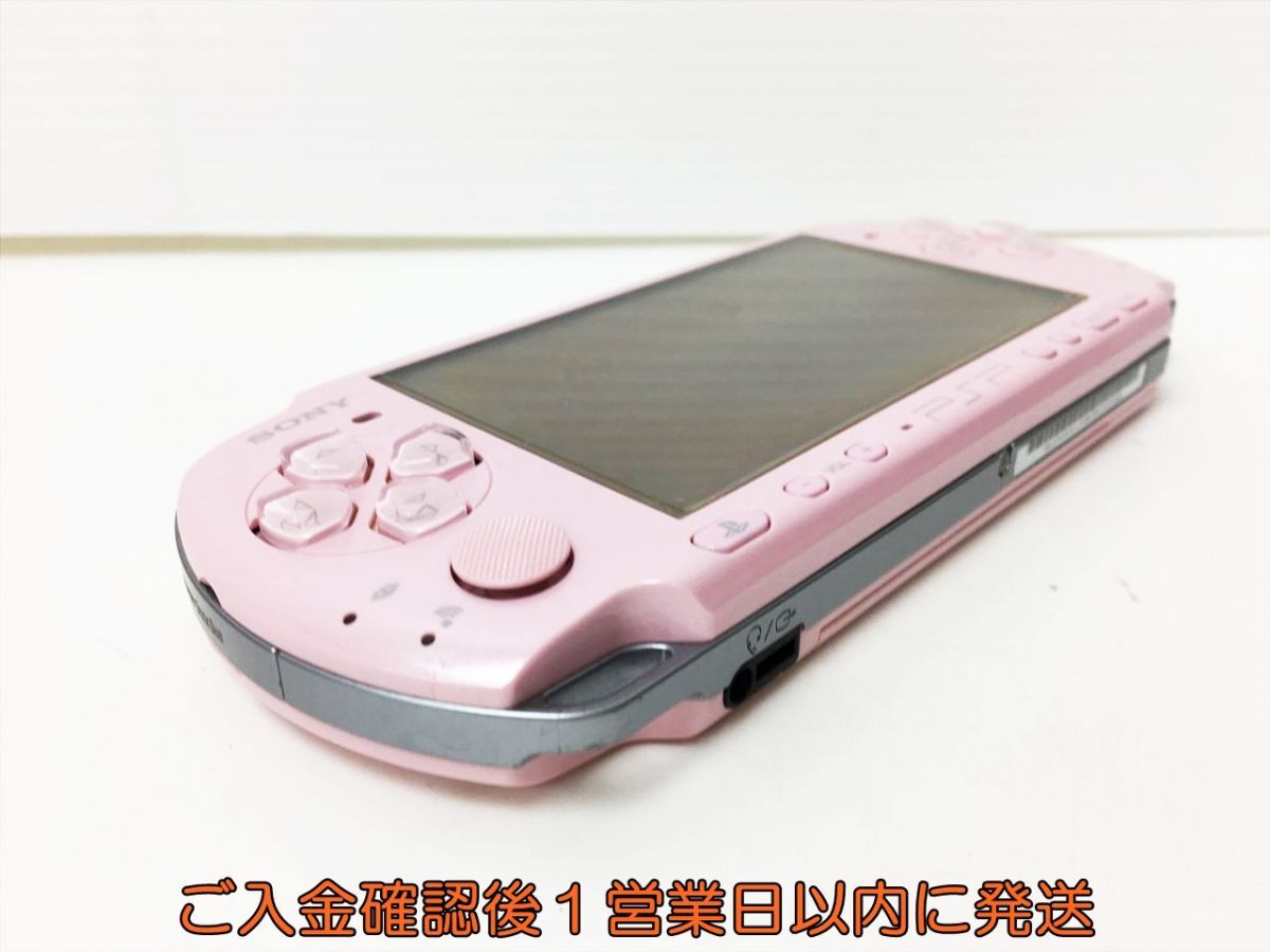 【1円】SONY Playstation Portable PSP-3000 本体 セット ブロッサムピンク 動作確認済 バッテリーなし J06-854rm/F3の画像4