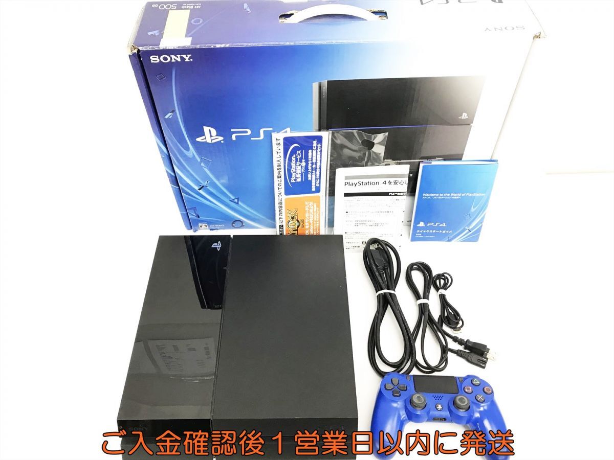 【1円】PS4 本体/箱 セット 500GB ブラック SONY PlayStation4 CUH-1000A 初期化済/動作確認済 L04-175yy/G4_画像1