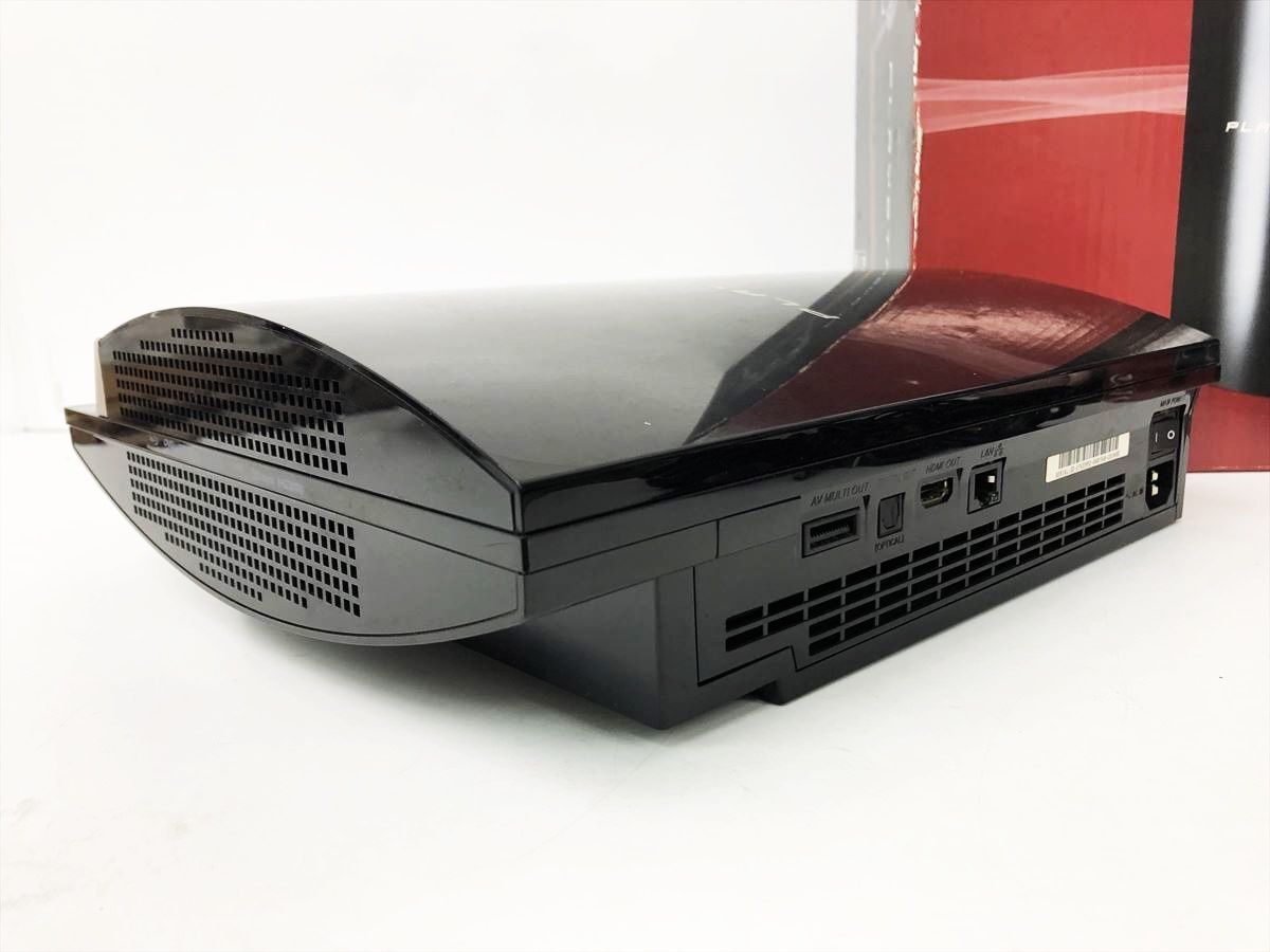 【1円】PS3 本体 セット 40GB ブラック SONY PlayStation3 CECHH00 初期化済 未検品ジャンク プレステ3 DC06-356jy/G4の画像4