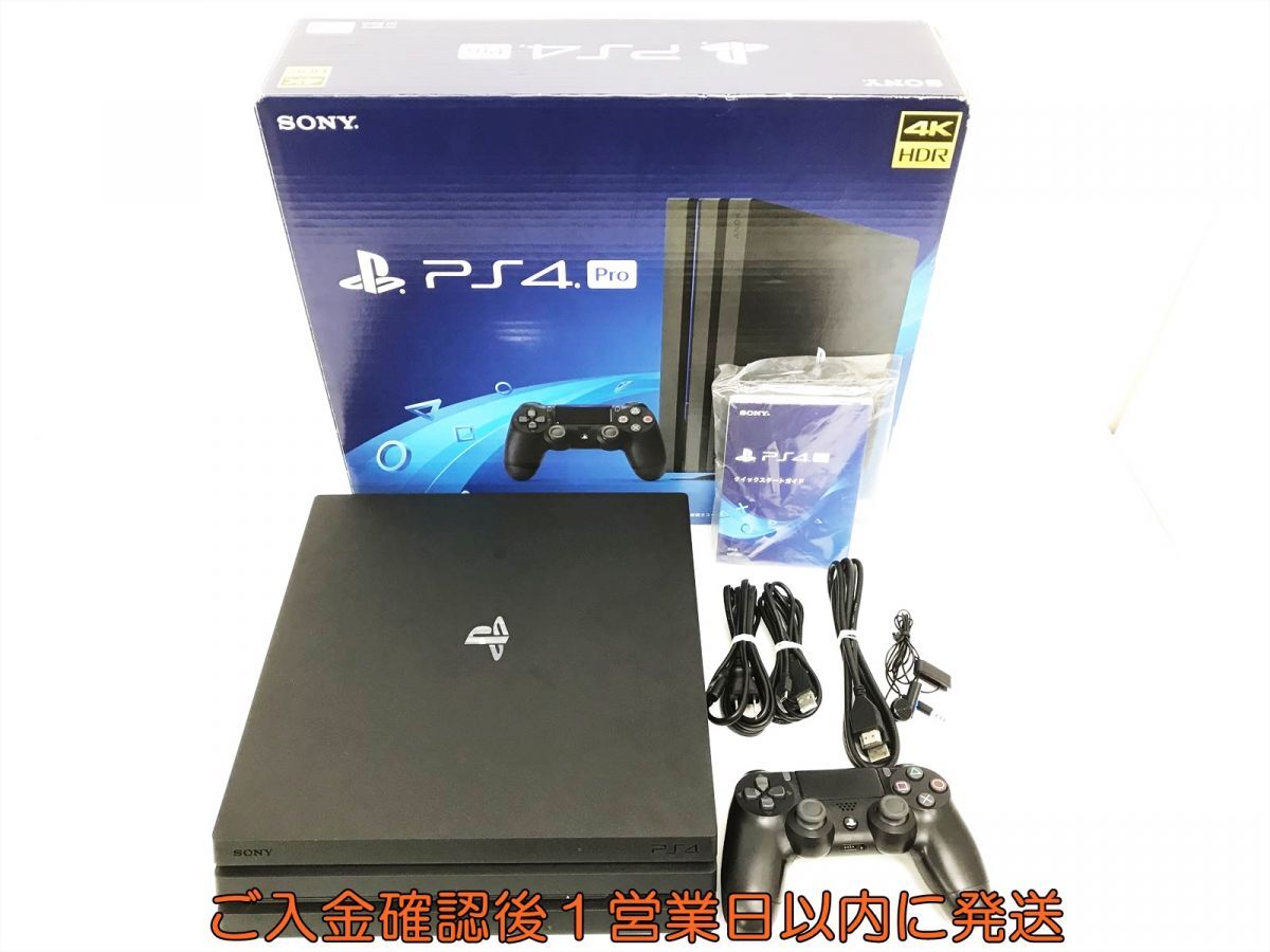 【1円】PS4Pro 本体 セット 2TB ブラック SONY PlayStation4 CUH-7200C 初期化/動作確認済 M01-537yy/G4の画像1