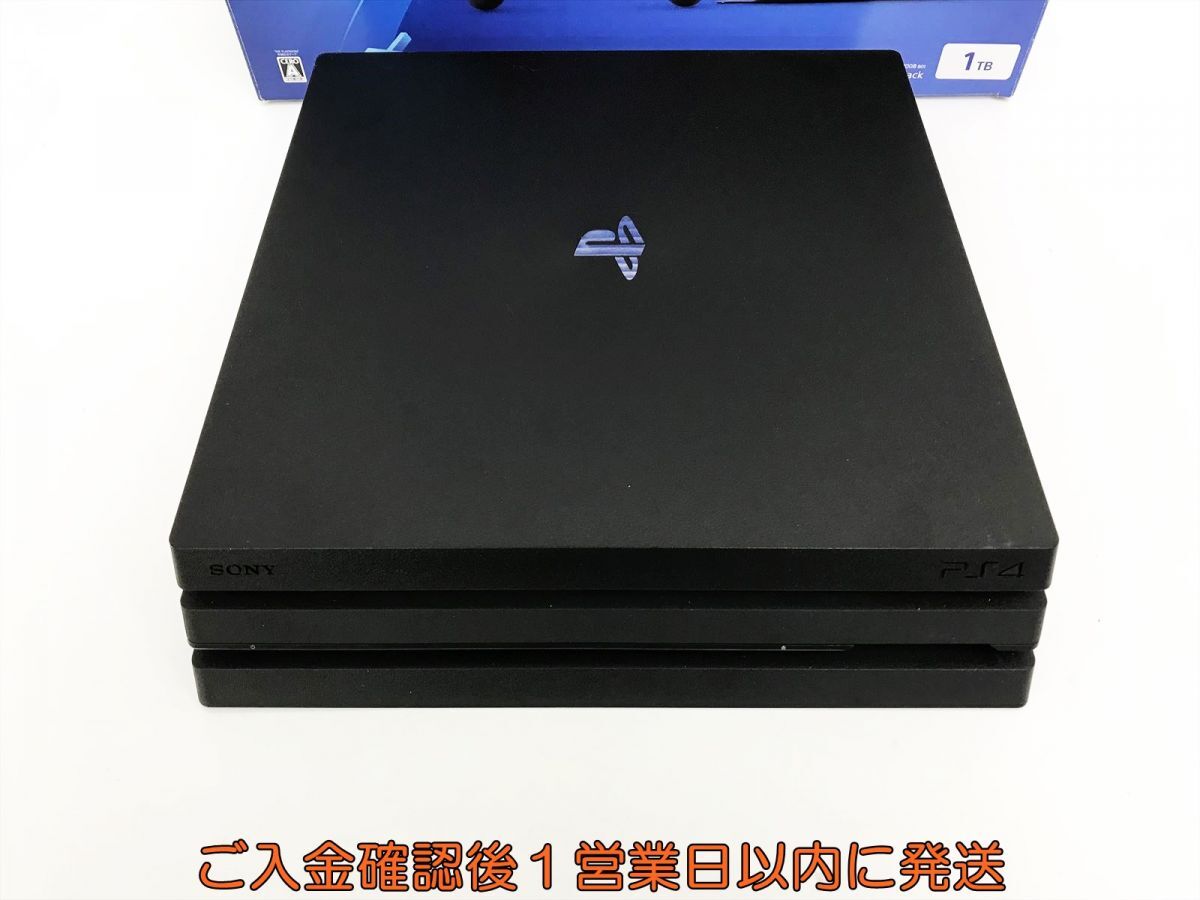 【1円】PS4Pro 本体 セット 1TB ブラック 7.51 SONY PlayStation4 CUH-7000B 初期化/動作確認済 M01-541yy/G4の画像3