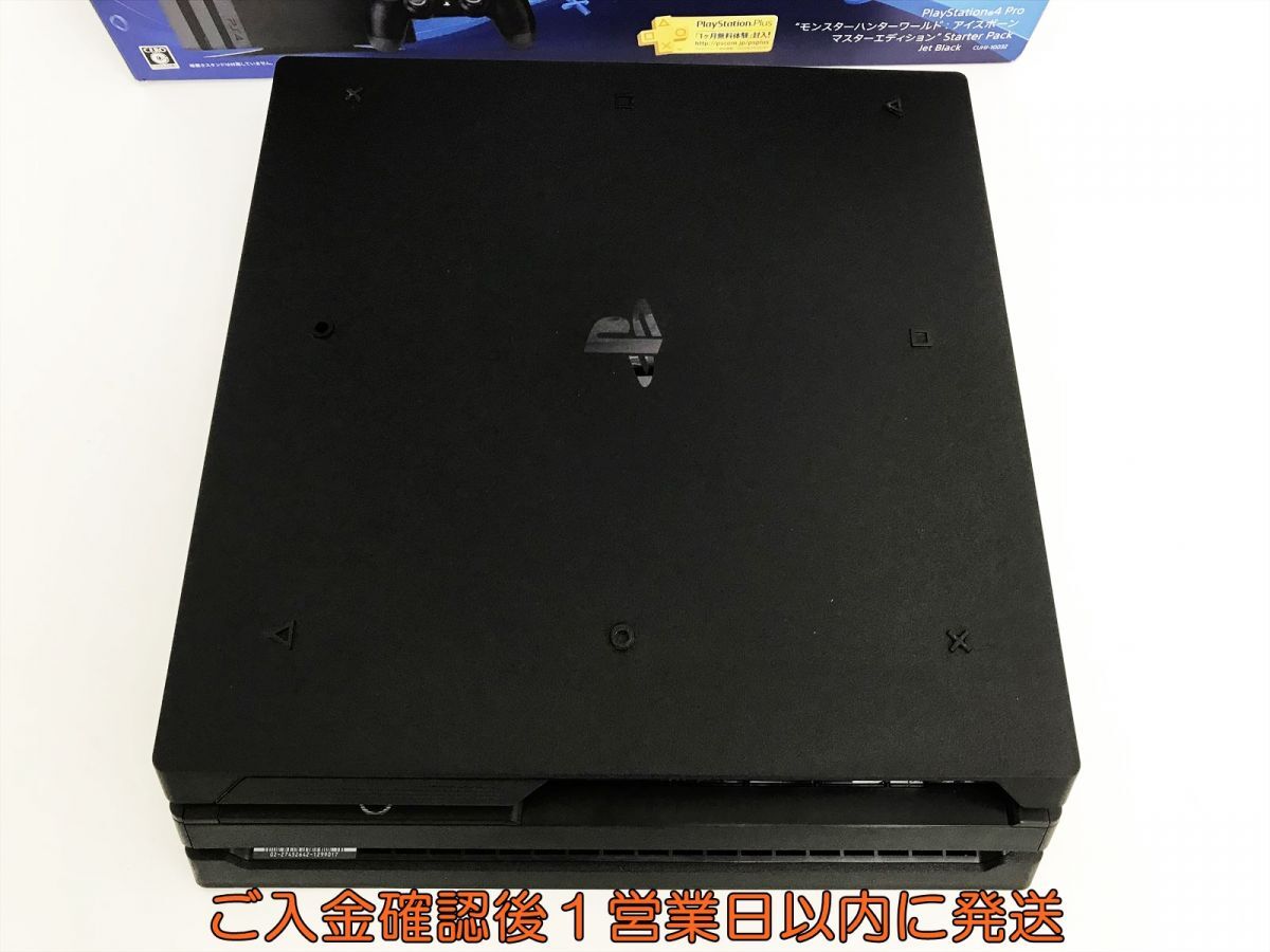 【1円】PS4Pro 本体/箱 モンハン ワールド：アイスボーンマスターエディション CUHJ-10032 初期化/動作確認済 M01-543yy/G4の画像4