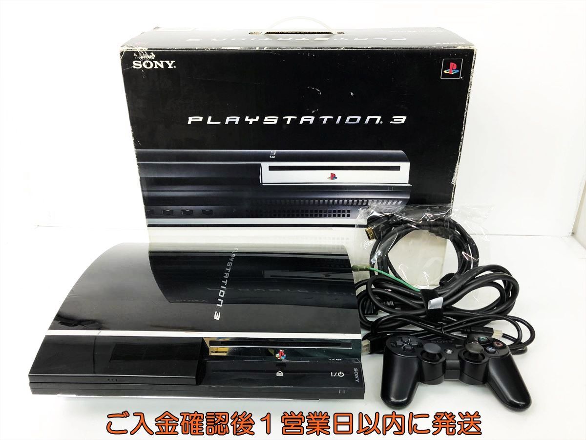 [1 jpy ]PS3 body set 60GB initial model black SONY PlayStation3 CECHA00 not yet inspection goods Junk PlayStation 3 DC09-872jy/G4