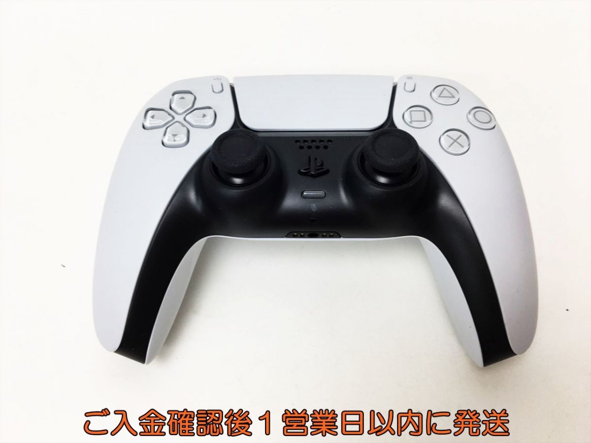 【1円】PS5 純正 ワイヤレスコントローラー DualSense ホワイト SONY Playstation5 プレステ5 動作確認済 J03-068rm/F3_画像1