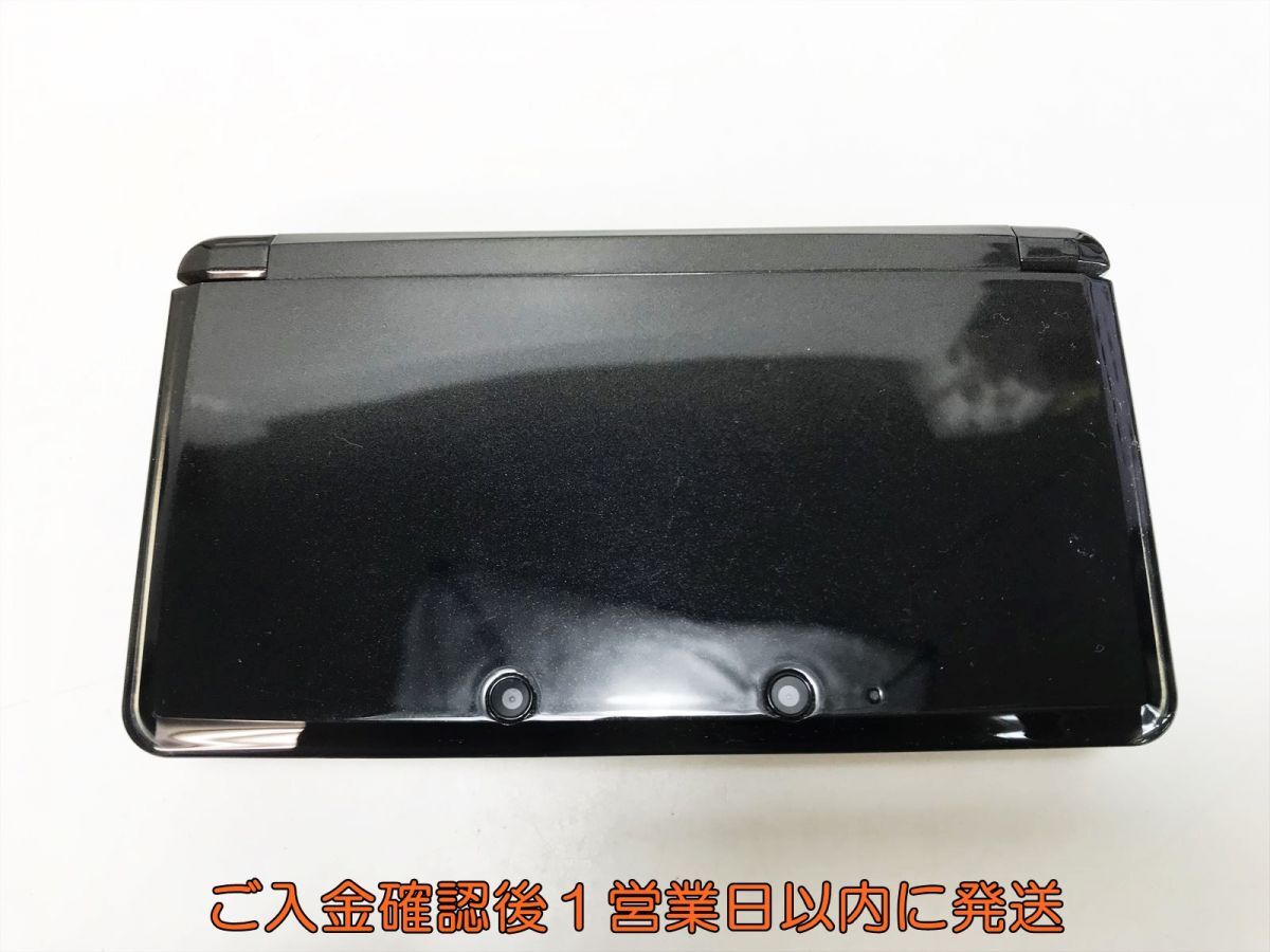 【1円】ニンテンドー3DS 本体 セット コスモブラック 任天堂 CTR-001 初期化/動作確認済 L07-586yk/G4_画像2