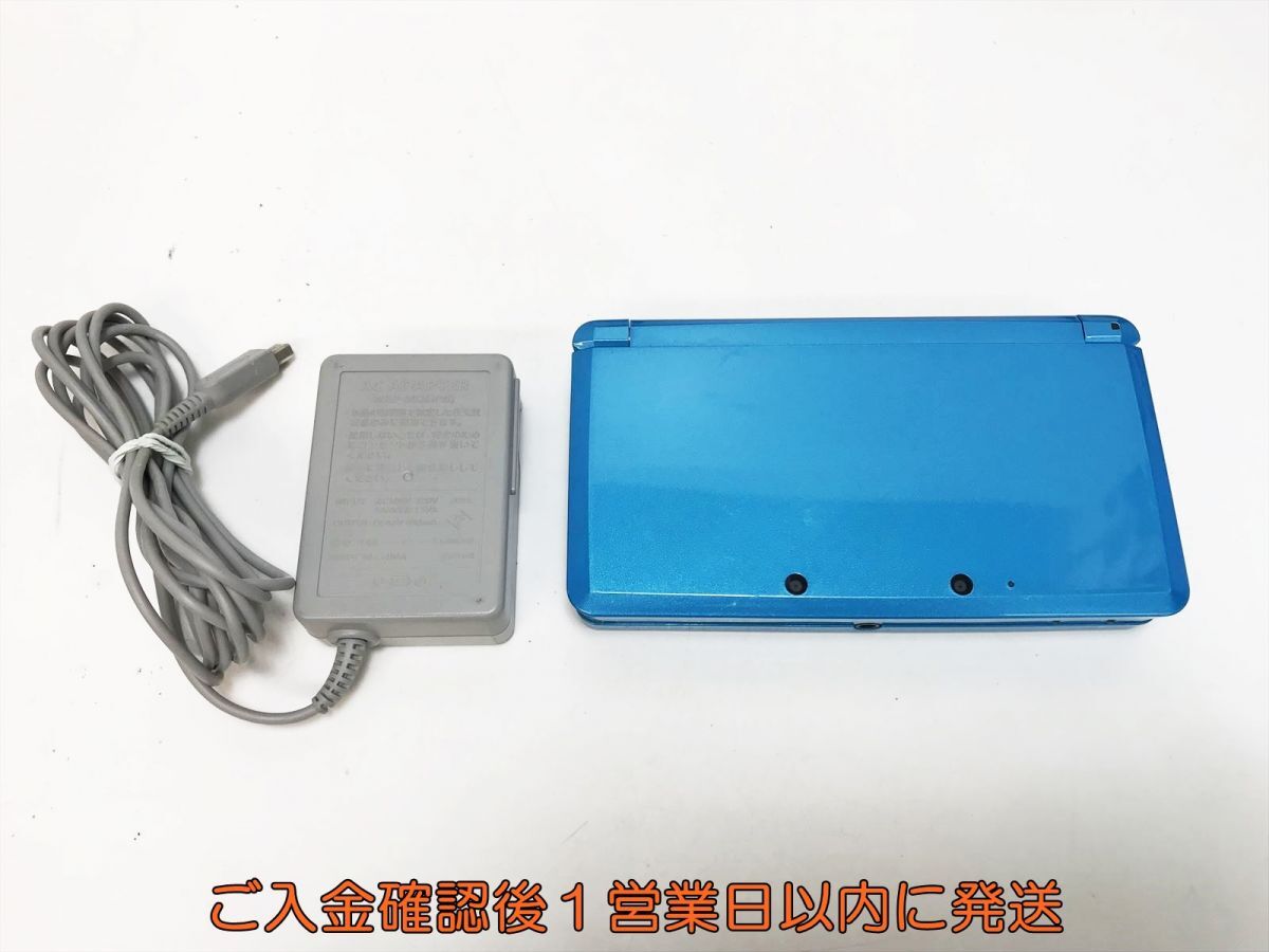 【1円】任天堂 ニンテンドー3DS 本体 セット CTR-001 ブルー ゲーム機本体 初期化/動作確認済 L07-592yk/F3_画像1