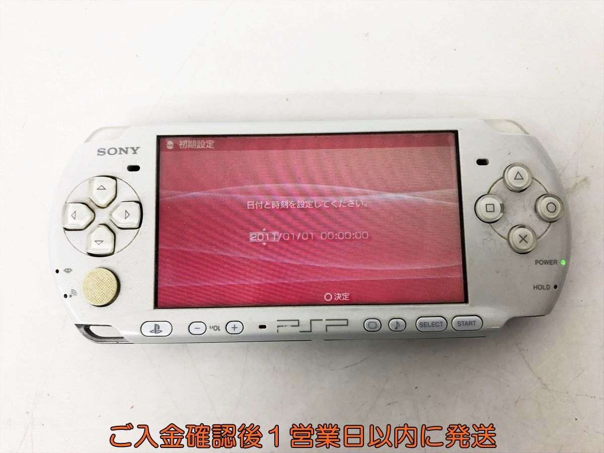 [1 иен ]SONY PlayStation Portable PSP-3000 корпус белый не осмотр товар Junk аккумулятор нет EC45-908jy/F3