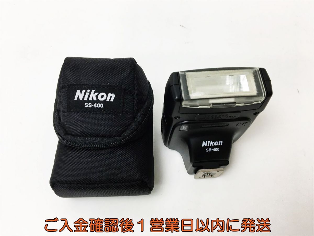 Nikon SPEEDLIGHT SB-400 カメラ用 フラッシュ スピードライト ストロボ ニコン ケース付き 動作確認済 J06-879rm/F3_画像1