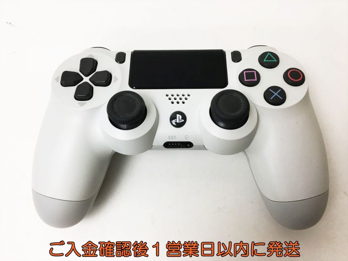 【1円】PS4 純正 ワイヤレスコントローラー DUALSHOCK4 ホワイト SONY Playstation4 プレステ4 動作確認済 H02-664rm/F3_画像1