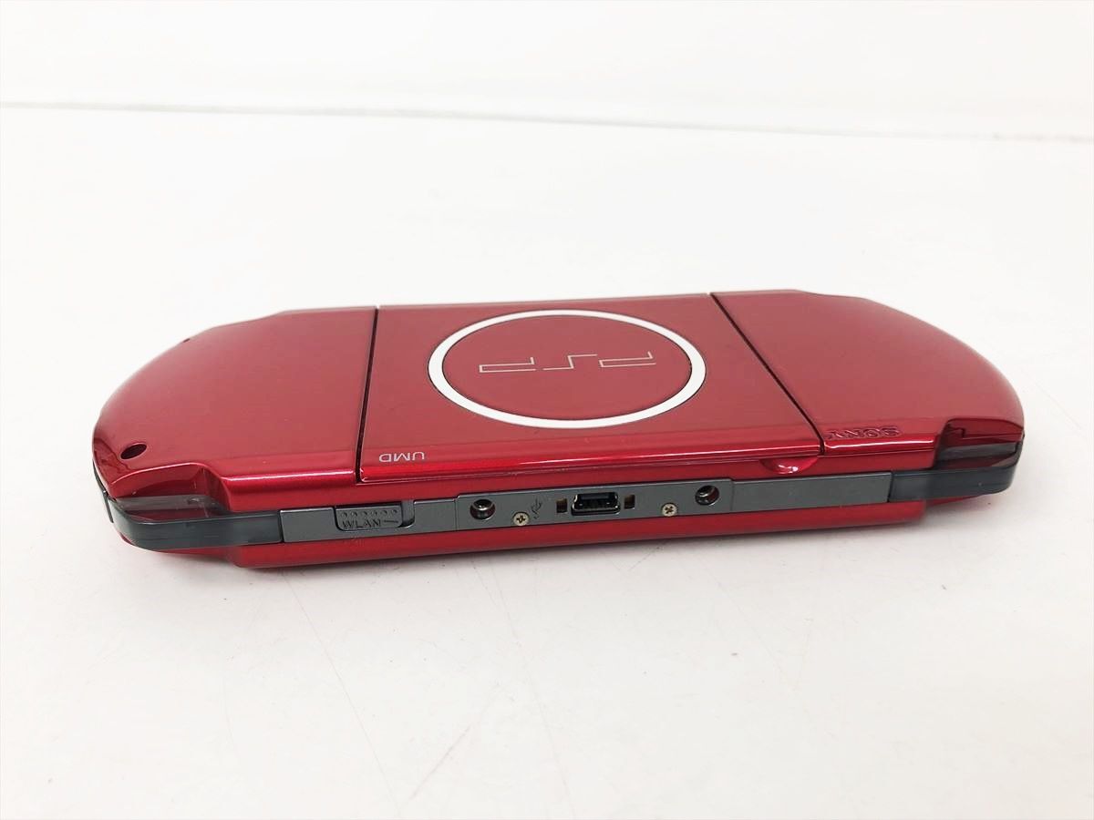 【1円】SONY PlayStation Portable PSP-3000 本体 レッド 未検品ジャンク バッテリーなし EC45-912jy/F3の画像5