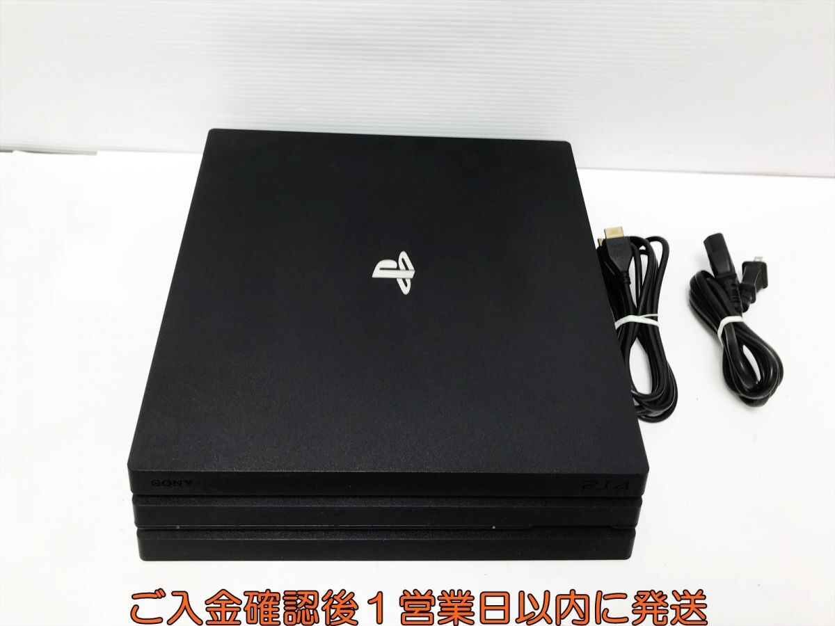 【1円】PS4 Pro 本体 1TB ブラック SONY PlayStation4 CUH-7100B 初期化済 未検品ジャンク タバコ臭あり プレステ4プロ G09-614os/G4_画像1