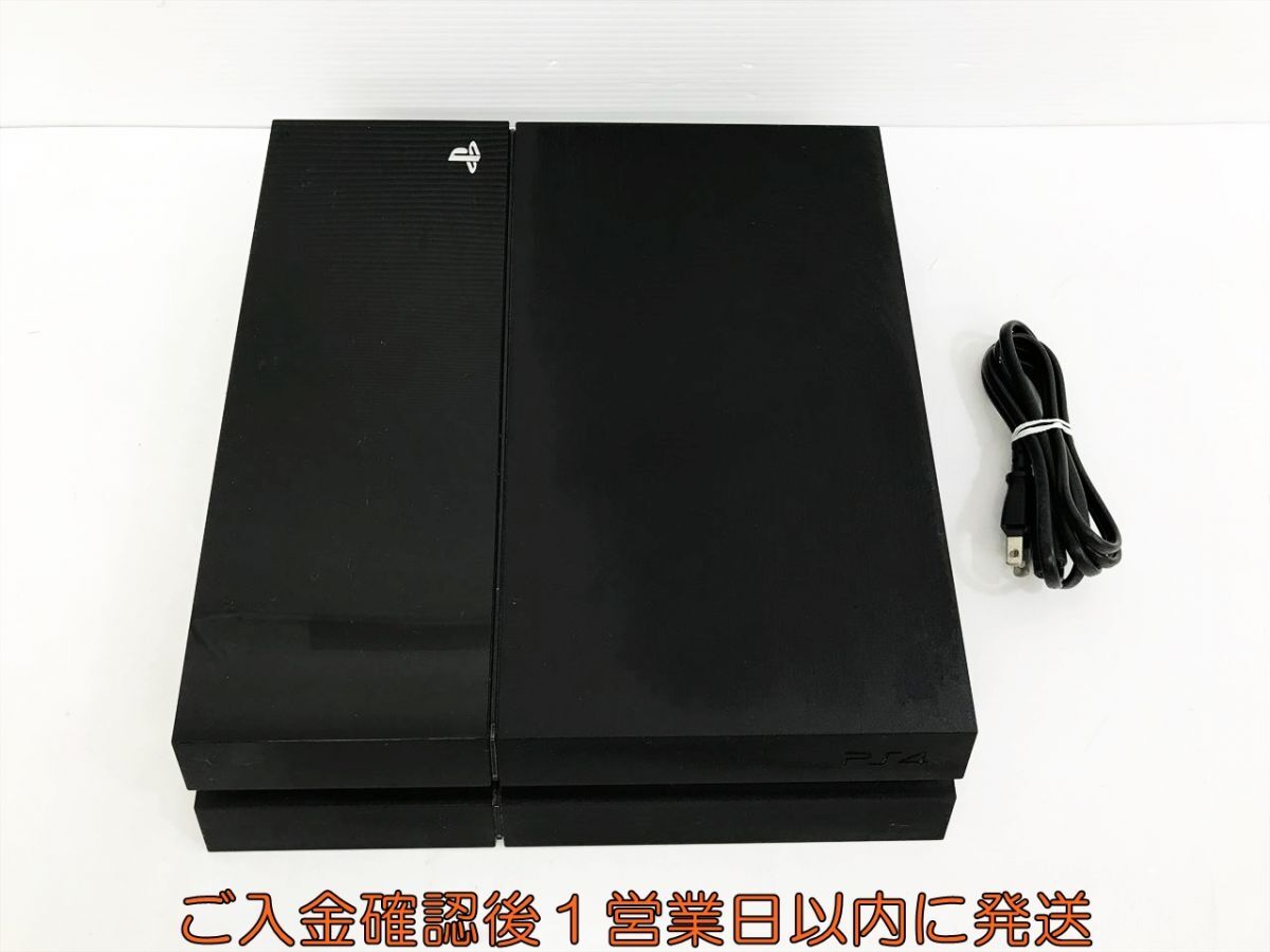 【1円】PS4 本体 500GB ブラック SONY PlayStation4 CUH-1100A 初期化/動作確認済 FW9.00 プレステ4 J09-205kk/G4_画像1