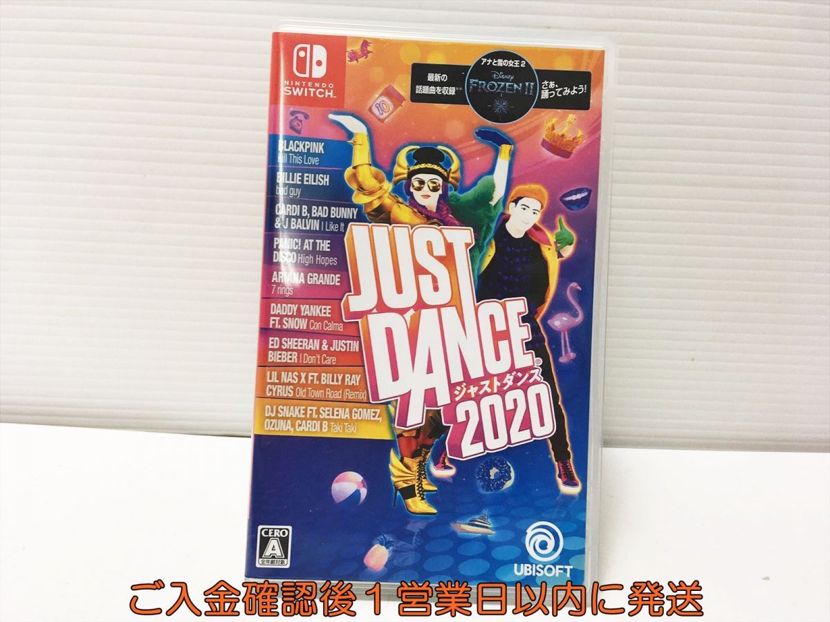 【1円】Switch ジャストダンス2020 ゲームソフト 状態良好 1A0324-490mk/G1の画像1
