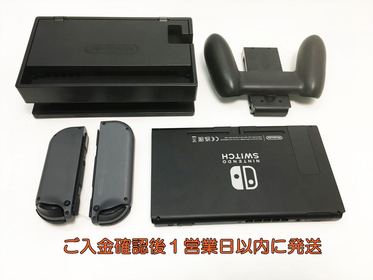 【1円】任天堂 新モデル Nintendo Switch 本体 セット グレー 初期化/動作確認済 新型 スイッチ K03-637tm/G4の画像4