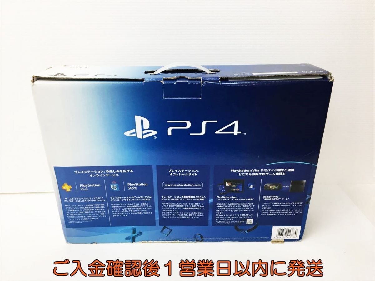 未使用品 PS4 本体 セット 500GB ブラック SONY Playstation4 CUH-1000A プレステ4 箱傷み FW9.00以下 H04-341rm/G4