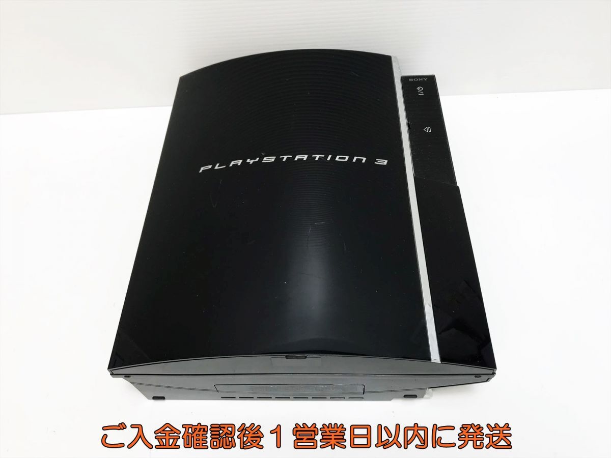 【1円】PS3 本体 セット 60GB ブラック SONY PlayStation3 CECHA00 初期化/動作確認済 プレステ3 H08-009yk/G4の画像2