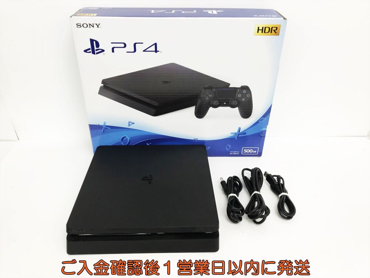 【1円】PS4 本体 500GB ブラック SONY PlayStation4 CUH-2100A 初期化/動作確認済 内箱なし プレステ4 G04-283os/G4_画像1