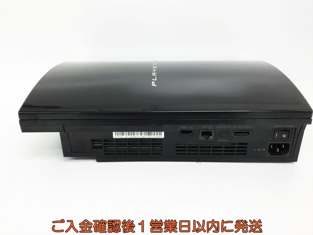 【1円】PS3 本体/箱 セット 60GB ブラック SONY PlayStation3 CECHA00 初期化済 未検品ジャンク プレステ3 K09-759os/G4の画像3