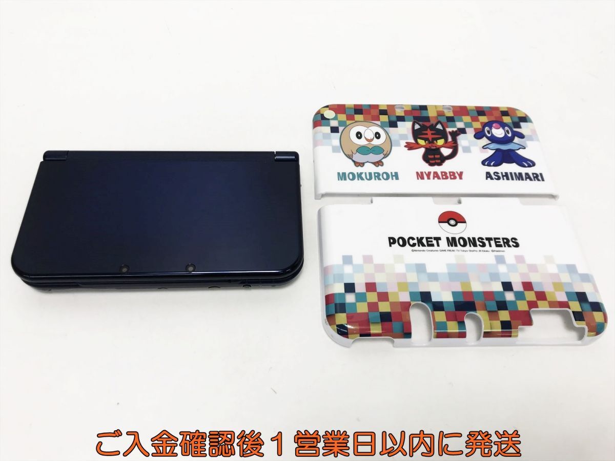 【1円】Newニンテンドー3DSLL 本体 セット ネイビー 任天堂 RED-001 初期化/動作確認済 3DS LL L01-434tm/F3_画像1