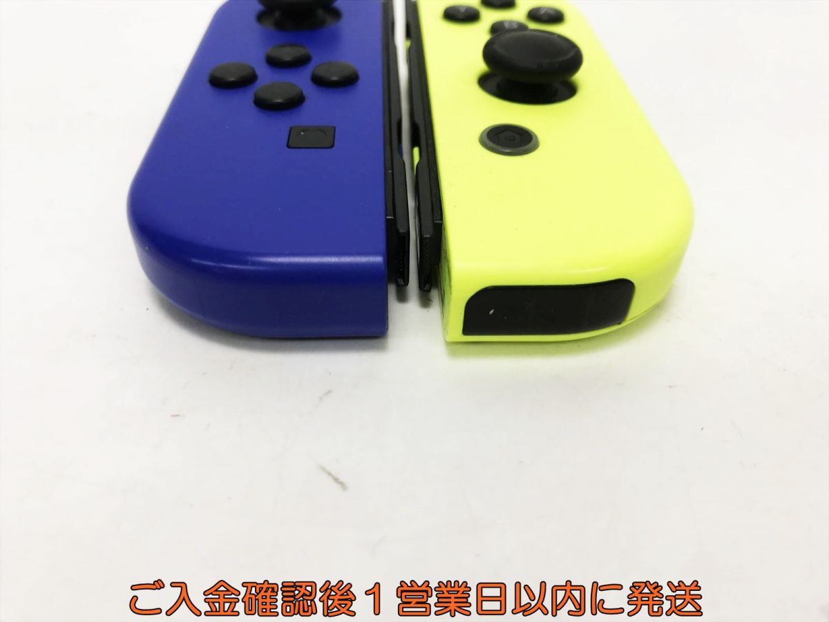 【1円】任天堂 純正 Nintendo Switch Joy-Con ブルー/ネオンイエロー 動作確認済 左右セット スイッチ L01-425tm/F3の画像5