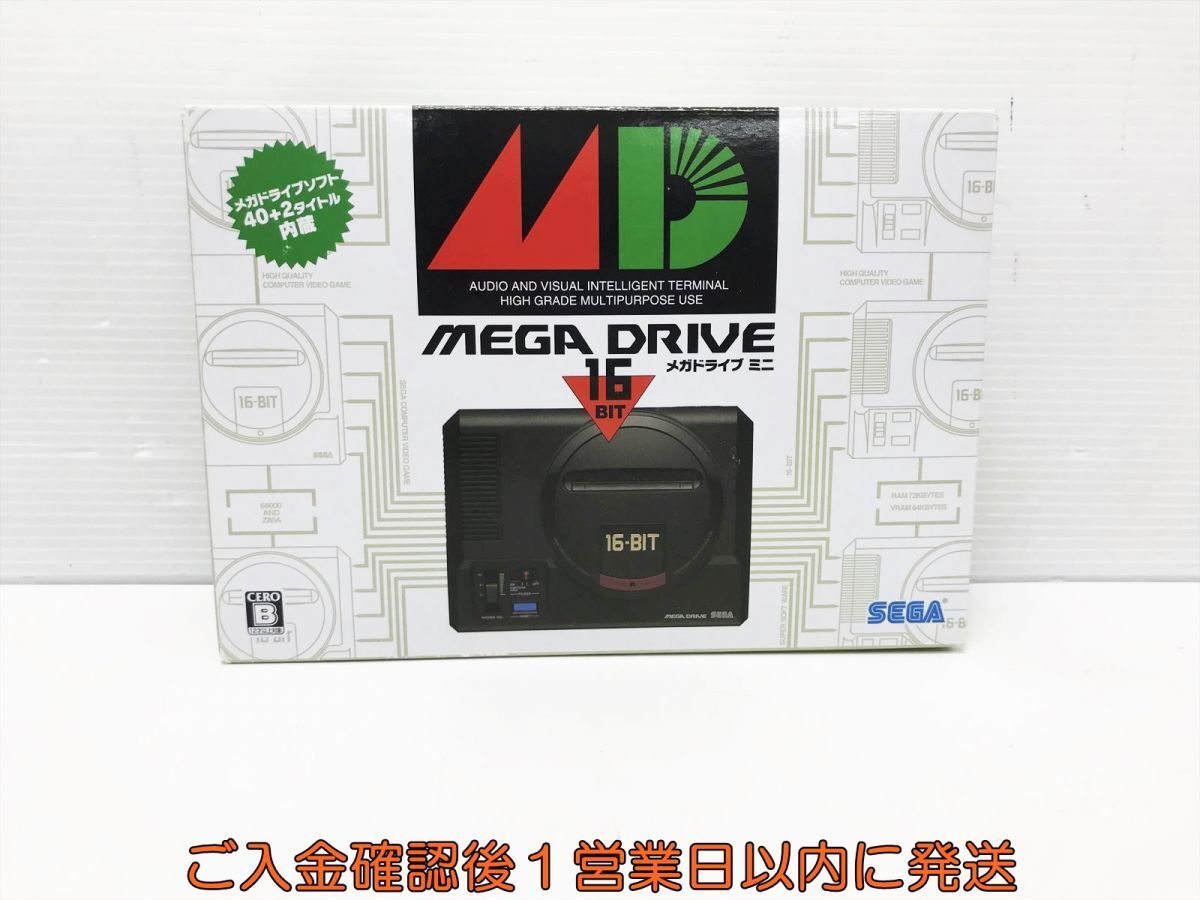 【1円】SEGA メガドライブミニ 16BIT 本体 セット 動作確認済 セガ MD MEGA DRIVE L01-410tm/F3の画像1