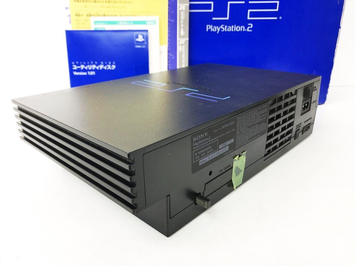 【1円】PS2 本体 セット ブラック SONY PlayStation2 SCPH-15000 未検品ジャンク プレステ2 DC04-088jy/G4の画像4