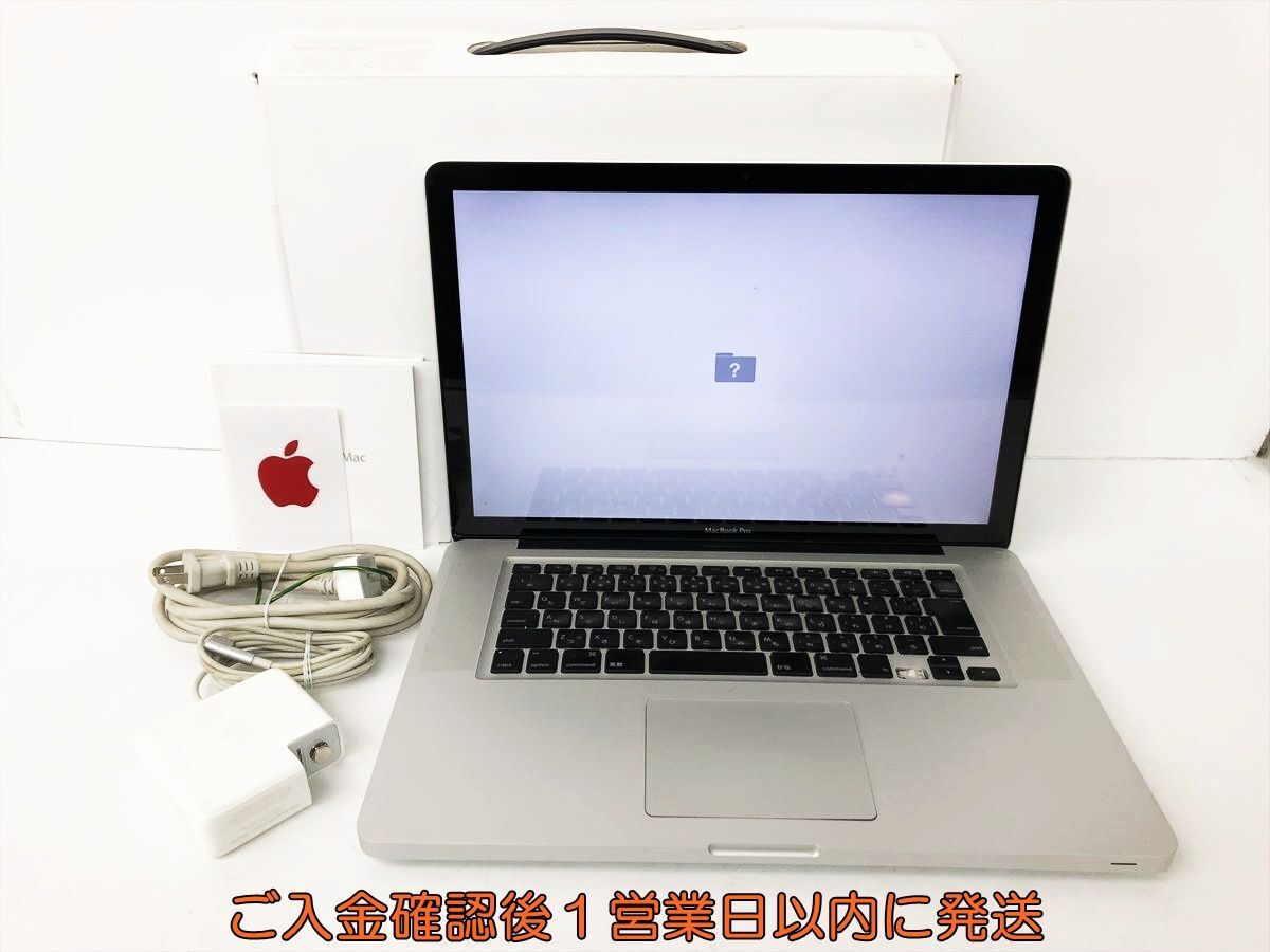 【1円】MacBook Pro (15-inch, Mid 2010) MC371J/A ノートPC 本体 セット 未検品ジャンク ラップトップ A1286 DC04-093jy/G4_画像1