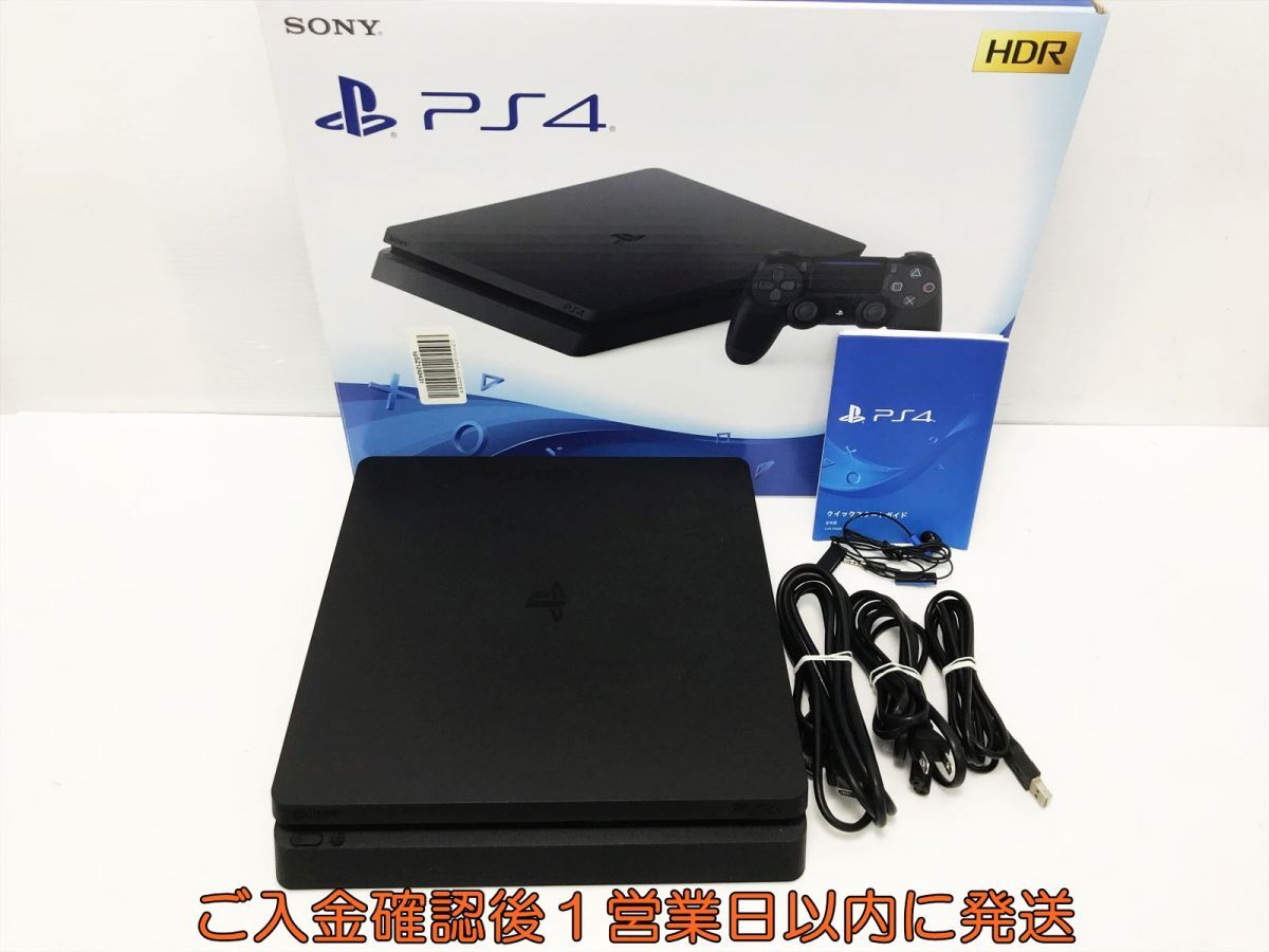 【1円】PS4 本体/箱 セット 500GB ブラック SONY PlayStation4 CUH-2100A 初期化/動作確認済 プレステ4 K06-045tm/G4_画像1