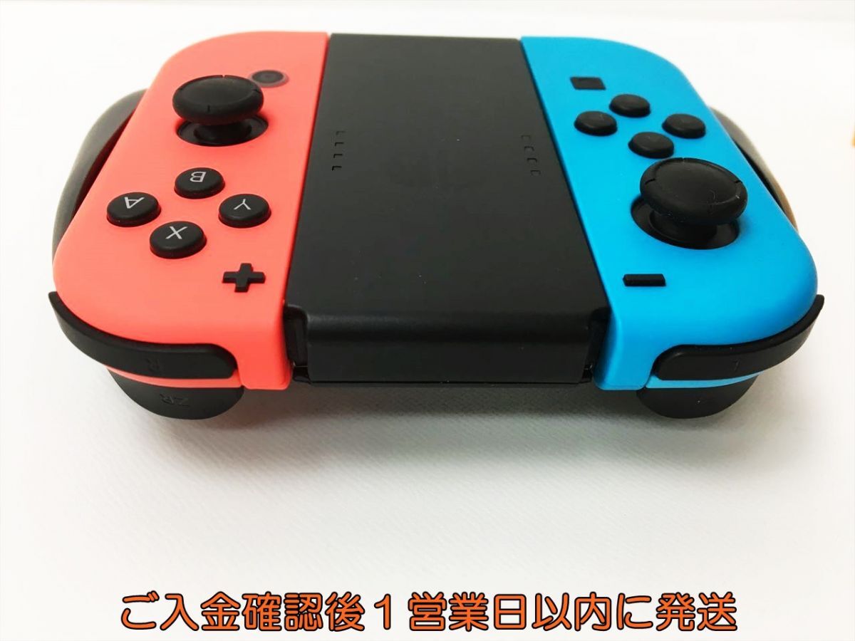 [1 иен ] nintendo оригинальный Nintendo Switch Joy-Con левый правый + рукоятка L R neon голубой / neon красный Joy темно синий рабочее состояние подтверждено H02-693rm/F3