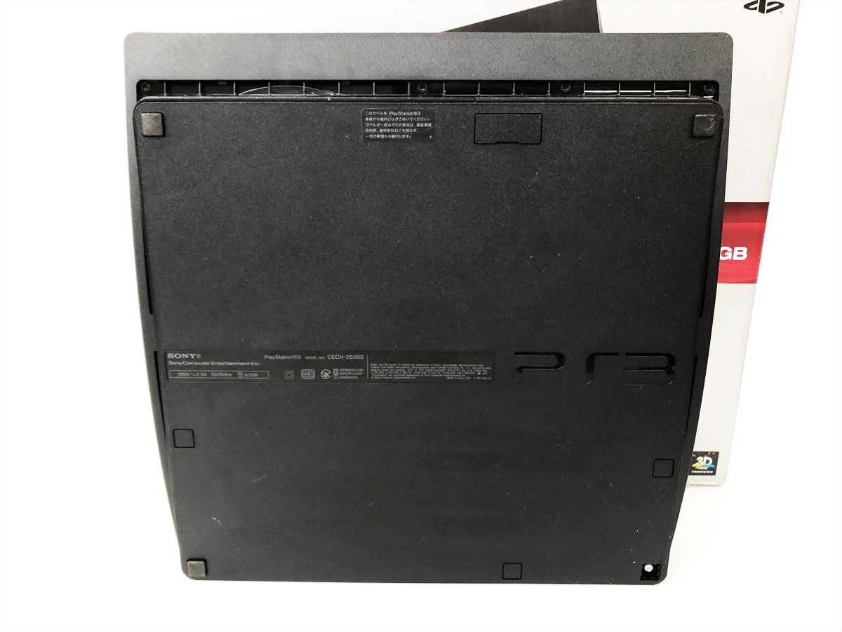 [1 jpy ]PS3 body set 320GB black SONY PlayStation3 CECH-2500B the first period . settled not yet inspection goods Junk PlayStation 3 DC08-532jy/G4