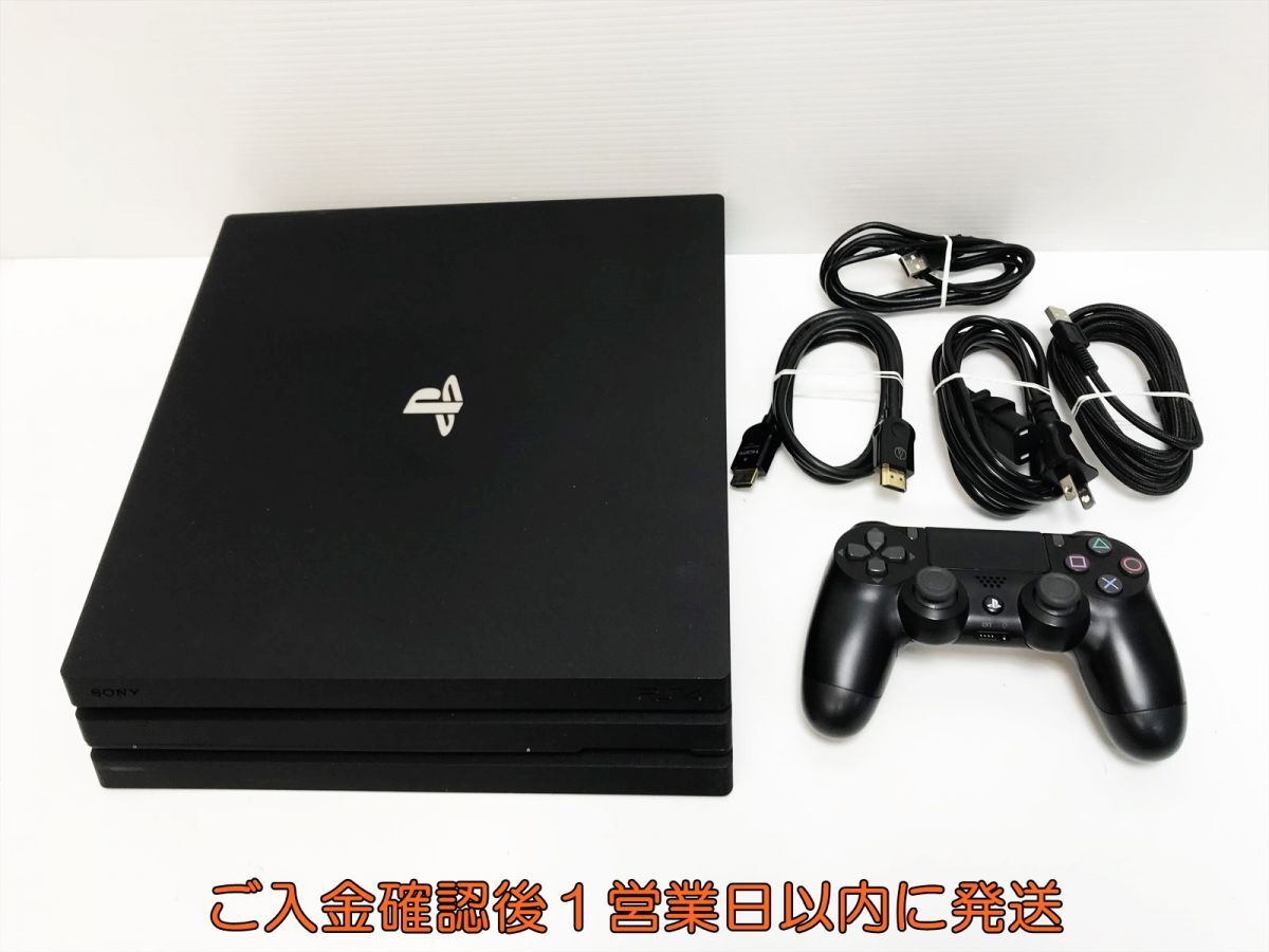 【1円】PS4Pro 本体 セット 1TB ブラック SONY PlayStation4 CUH-7000B 初期化/動作確認済 プレステ4 G08-329yk/G4の画像1
