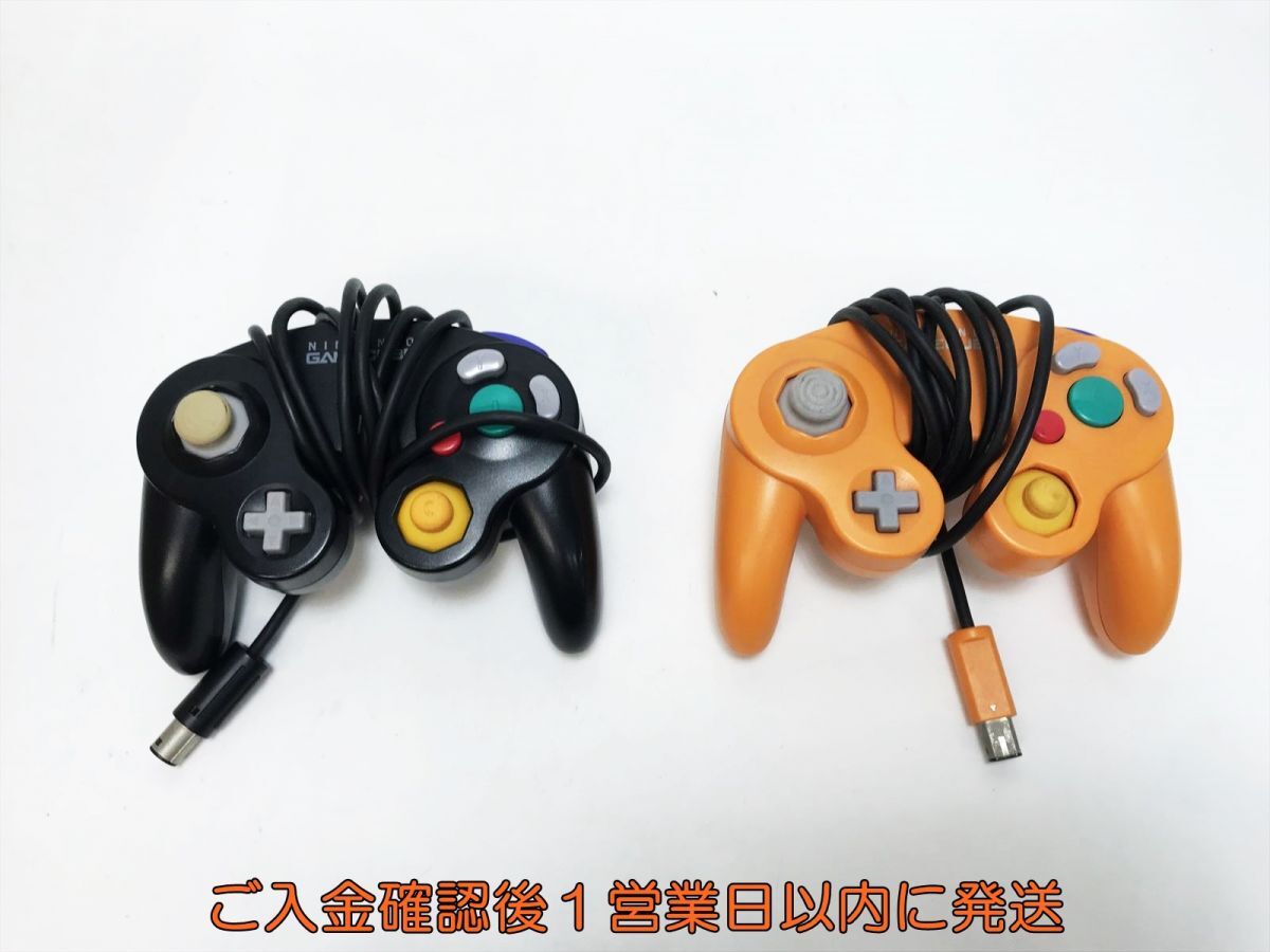 【1円】任天堂 ゲームキューブ GC コントローラー 2個セット ゲーム機周辺機器 まとめ売り 未検品ジャンク F08-1040yk/F3_画像1