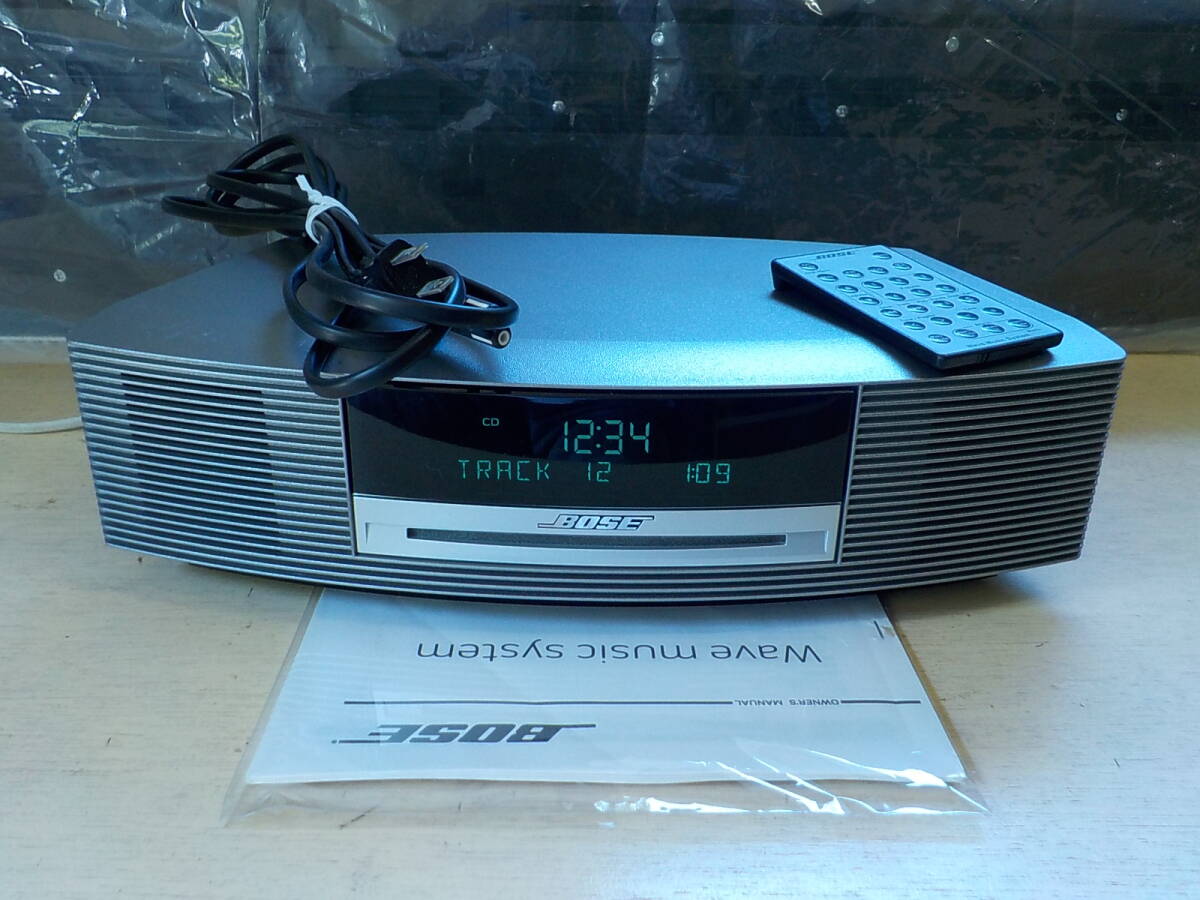 Bose Wave Music System 動作品 リモコン 電源コード付き CD FM AM レシーバーアンプ デスクトップオーディオ_画像1