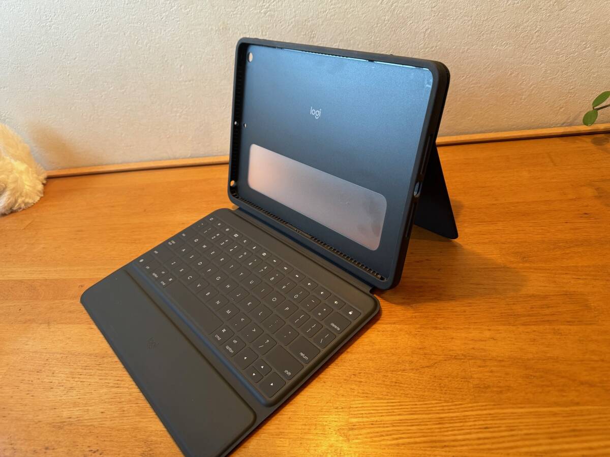 ロジクール iPad 第9/8/7世代 キーボード iK1054BKA RUGGED FOLIO スマートコネクター対応 キーボード一体型ケース 国内正規品の画像1