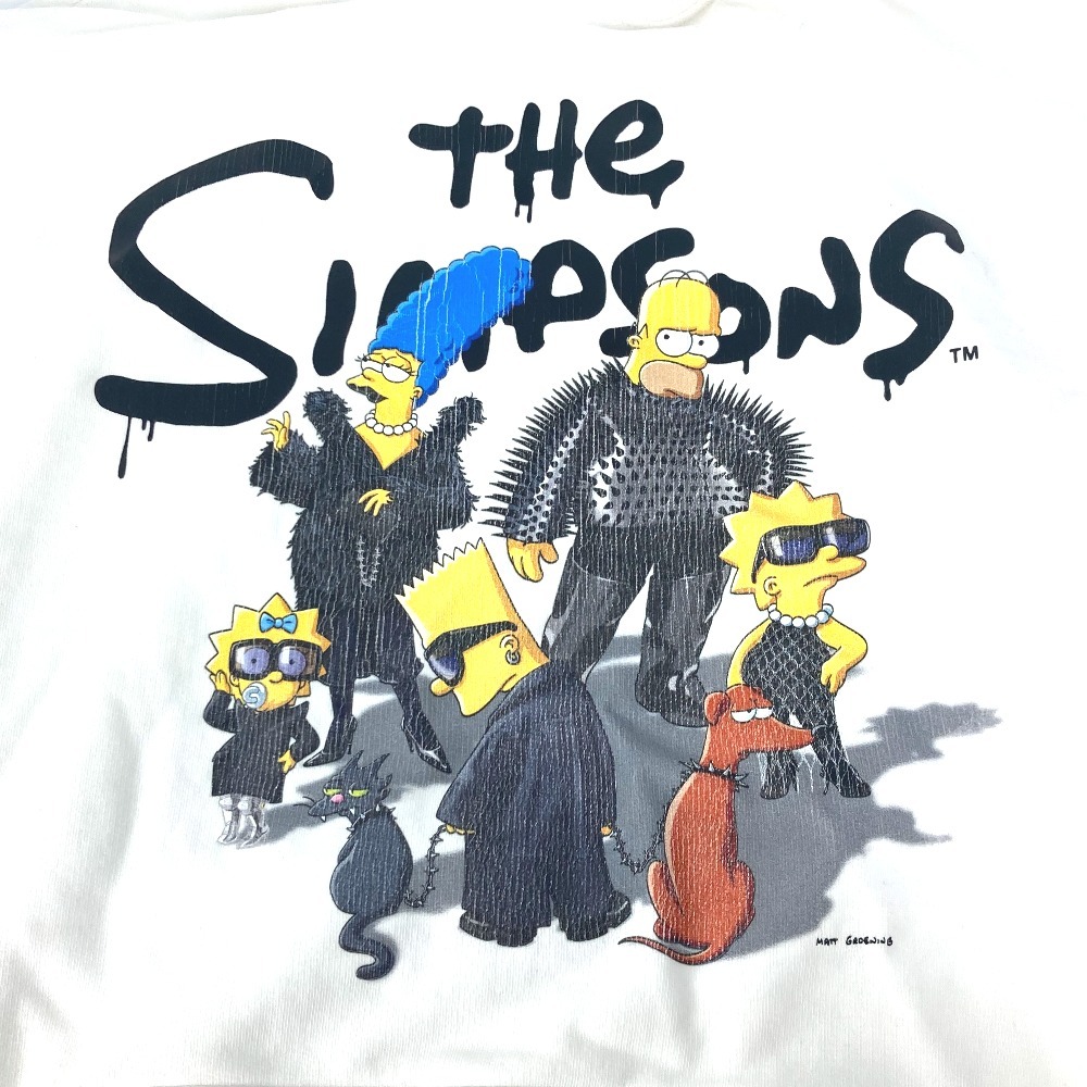 BALENCIAGA バレンシアガ 675003 フーディ フード付き スウェット 長袖 アパレル シンプソンズコラボ THE SIMPSONS トレーナー【中古】_画像7