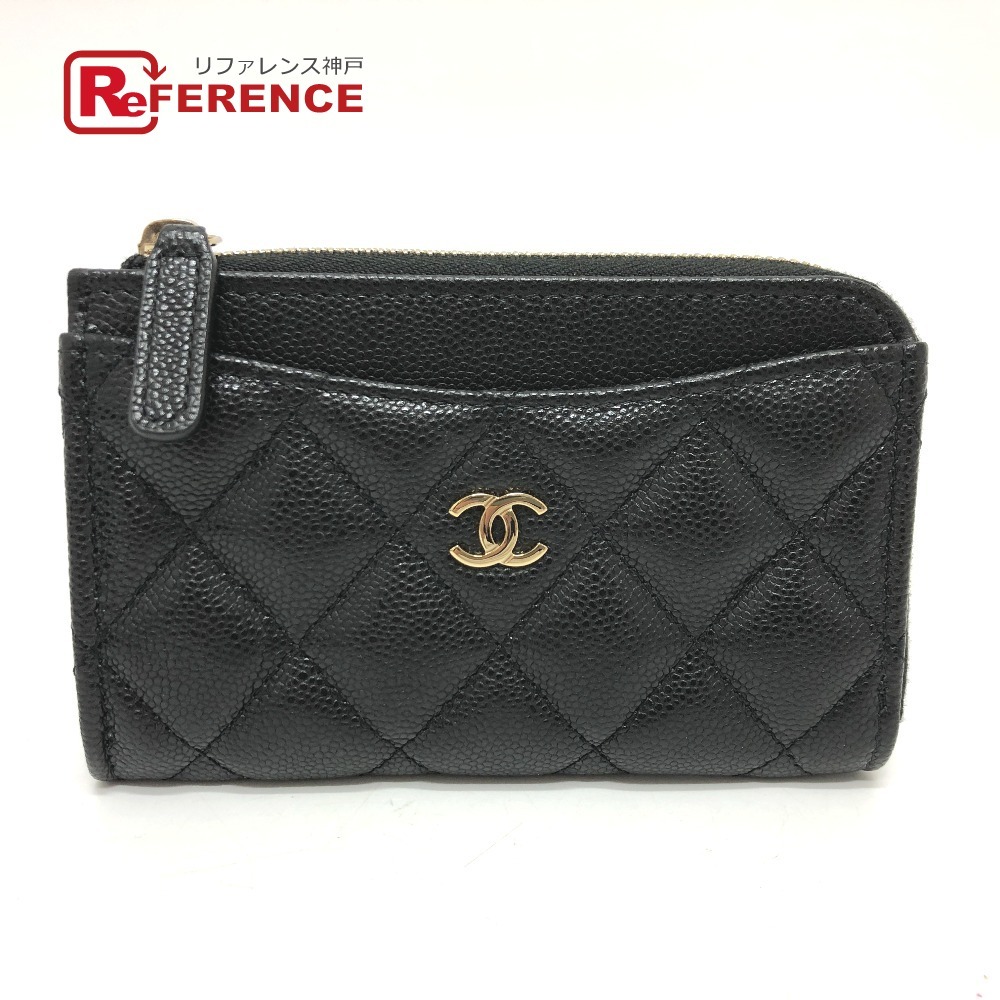 未使用 CHANEL シャネル AP3179 タイムレスクラシック マトラッセ コインケース ブラック レディース【中古】_画像1