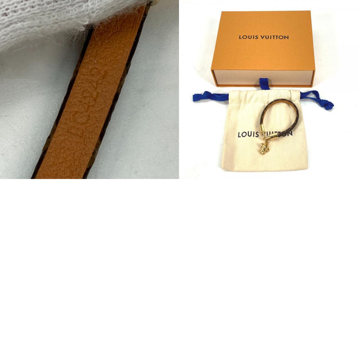  unused LOUIS VUITTON Louis Vuitton M6773F bracele * vi vi enn accessory bangle bracele Brown [ used ]