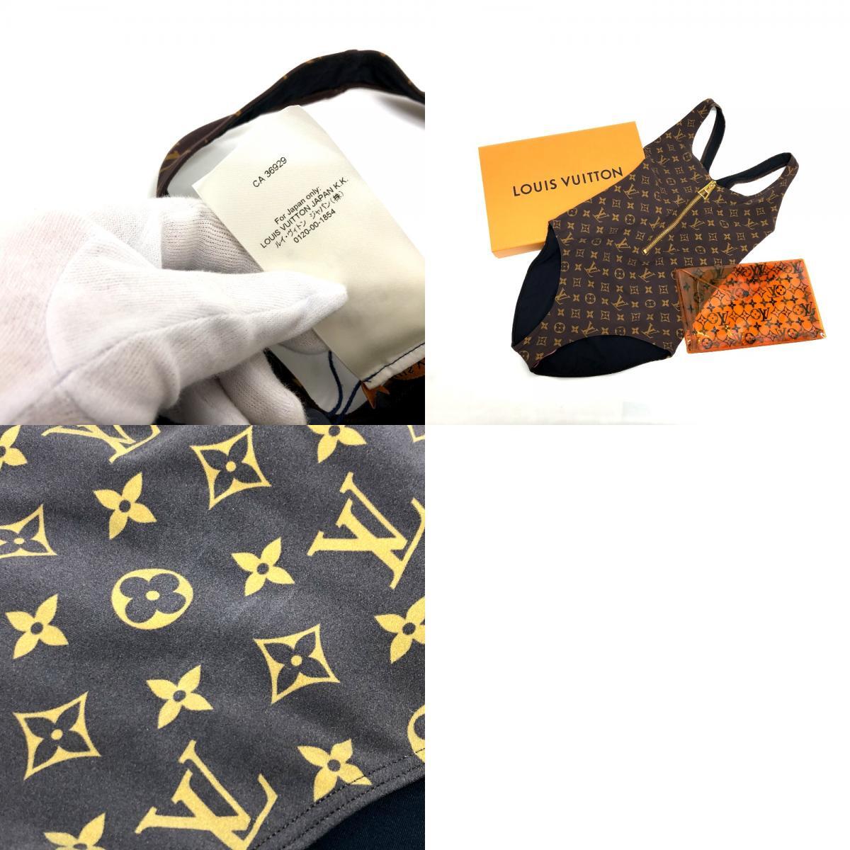 未使用 LOUIS VUITTON ルイヴィトン 1AC6AN ジップアップモノグラムワンピーススイムスーツ スイムウェア 水着 【中古】_画像10